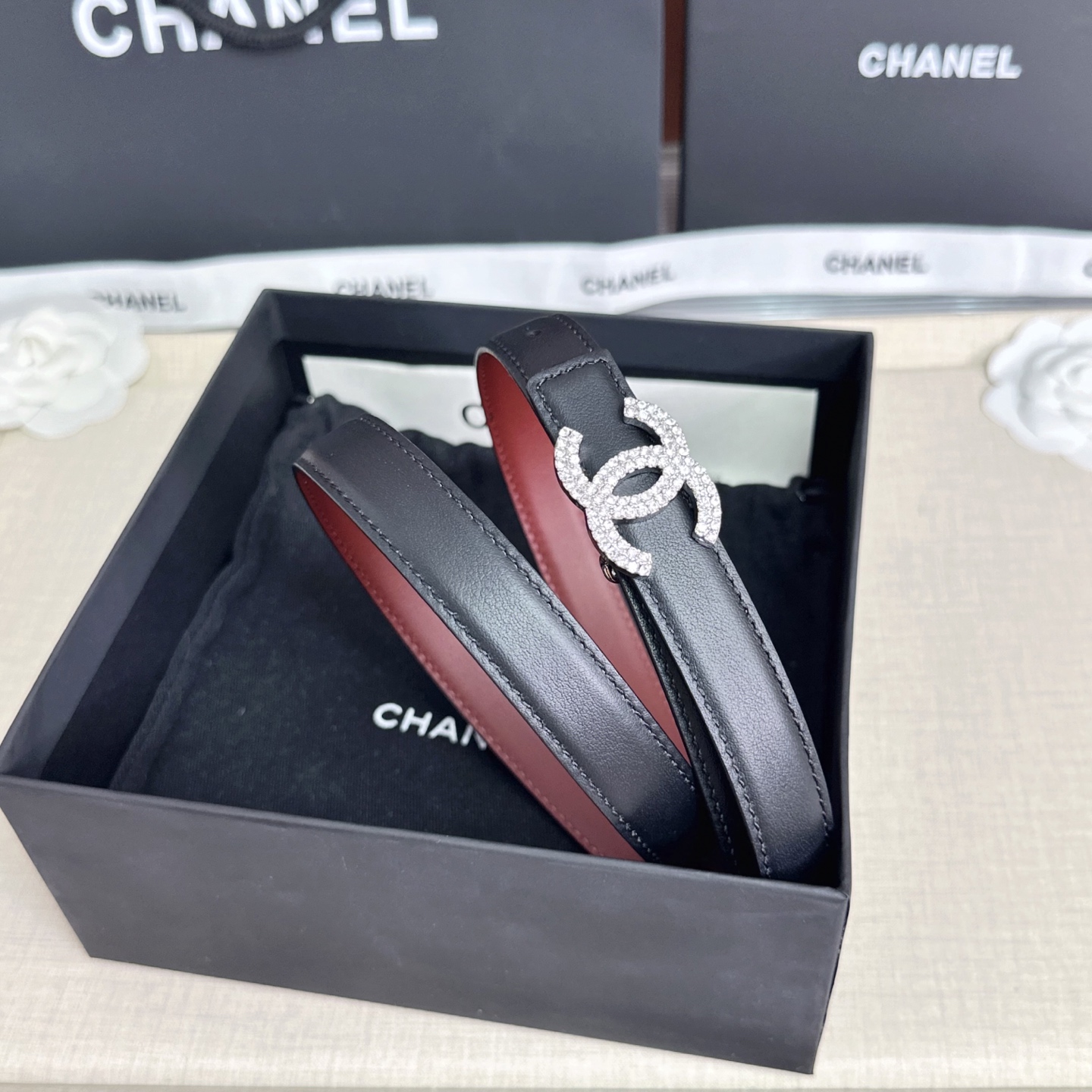 💥💥💥CHANEL2.0cm香奈儿腰带，头层牛皮，长度：75.80.85.90.95.100.欧，