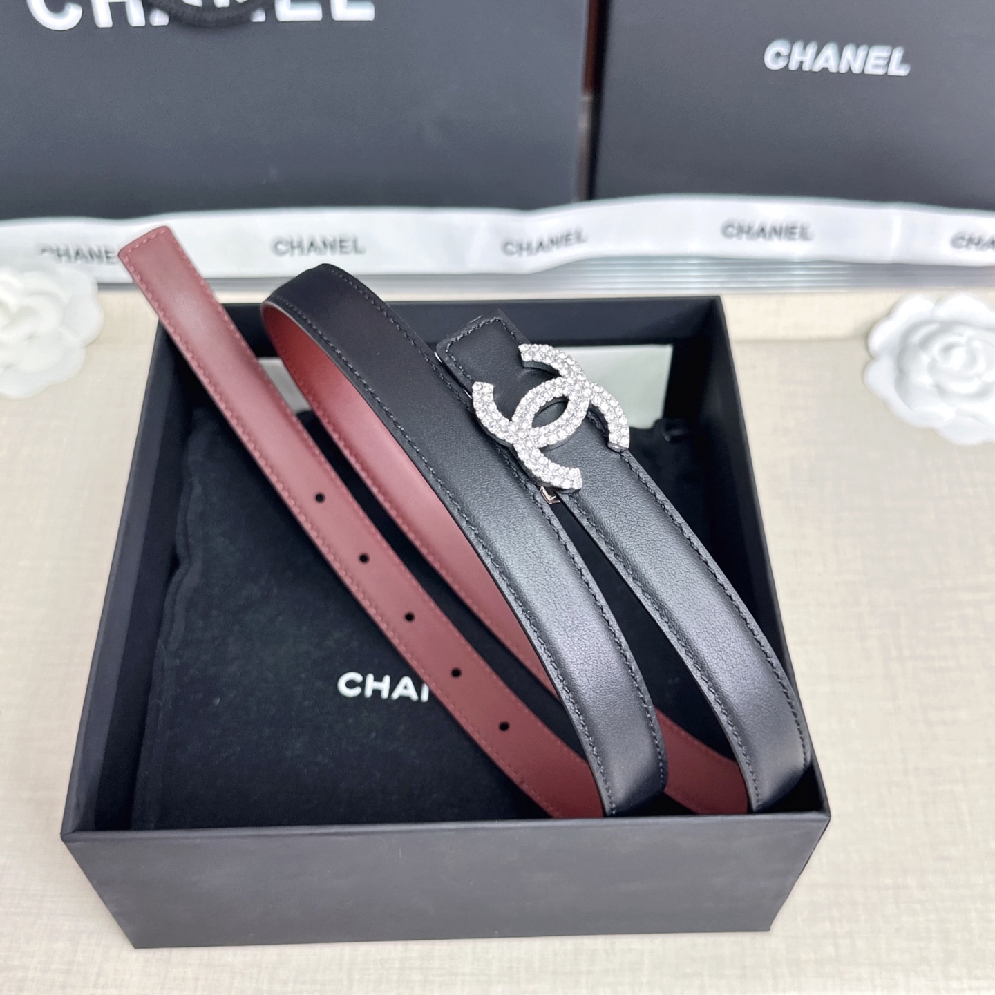 💥💥💥CHANEL2.0cm香奈儿腰带，头层牛皮，长度：75.80.85.90.95.100.欧，