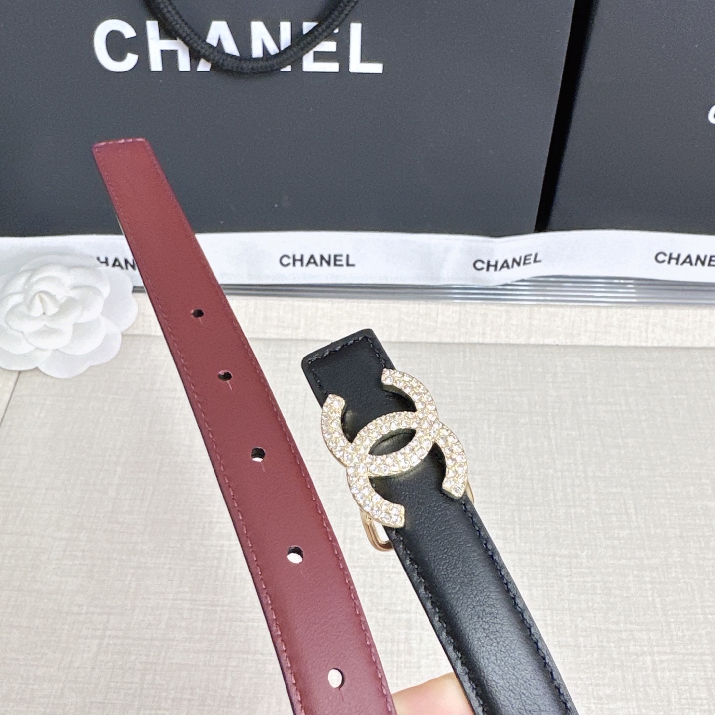 💥💥💥CHANEL2.0cm香奈儿腰带，头层牛皮，长度：75.80.85.90.95.100.欧，