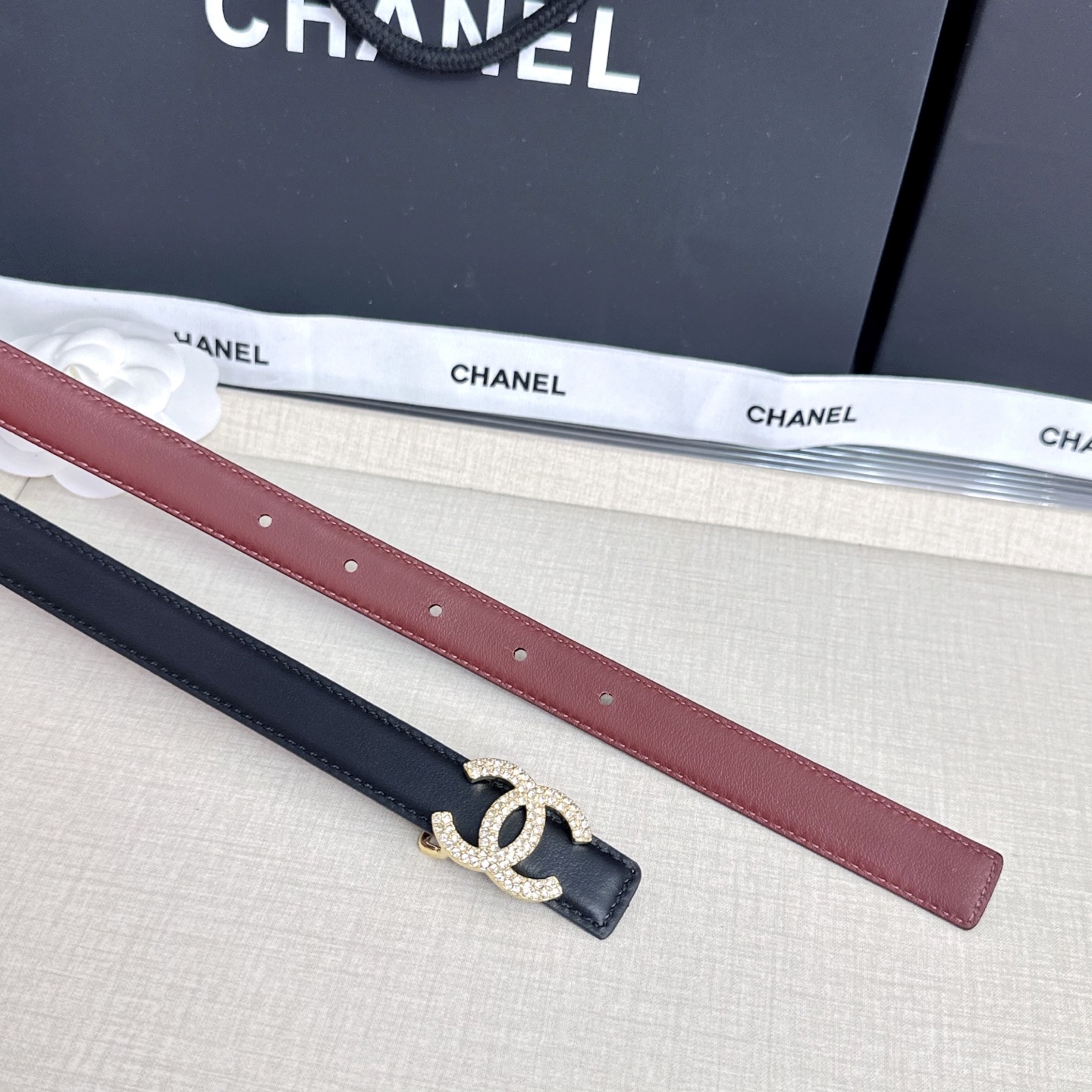 💥💥💥CHANEL2.0cm香奈儿腰带，头层牛皮，长度：75.80.85.90.95.100.欧，