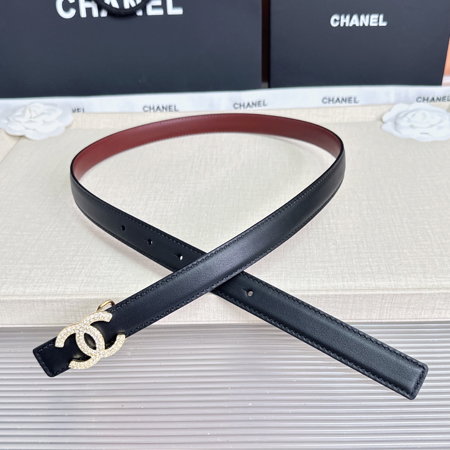 💥💥💥CHANEL2.0cm香奈儿腰带，头层牛皮，长度：75.80.85.90.95.100.欧，