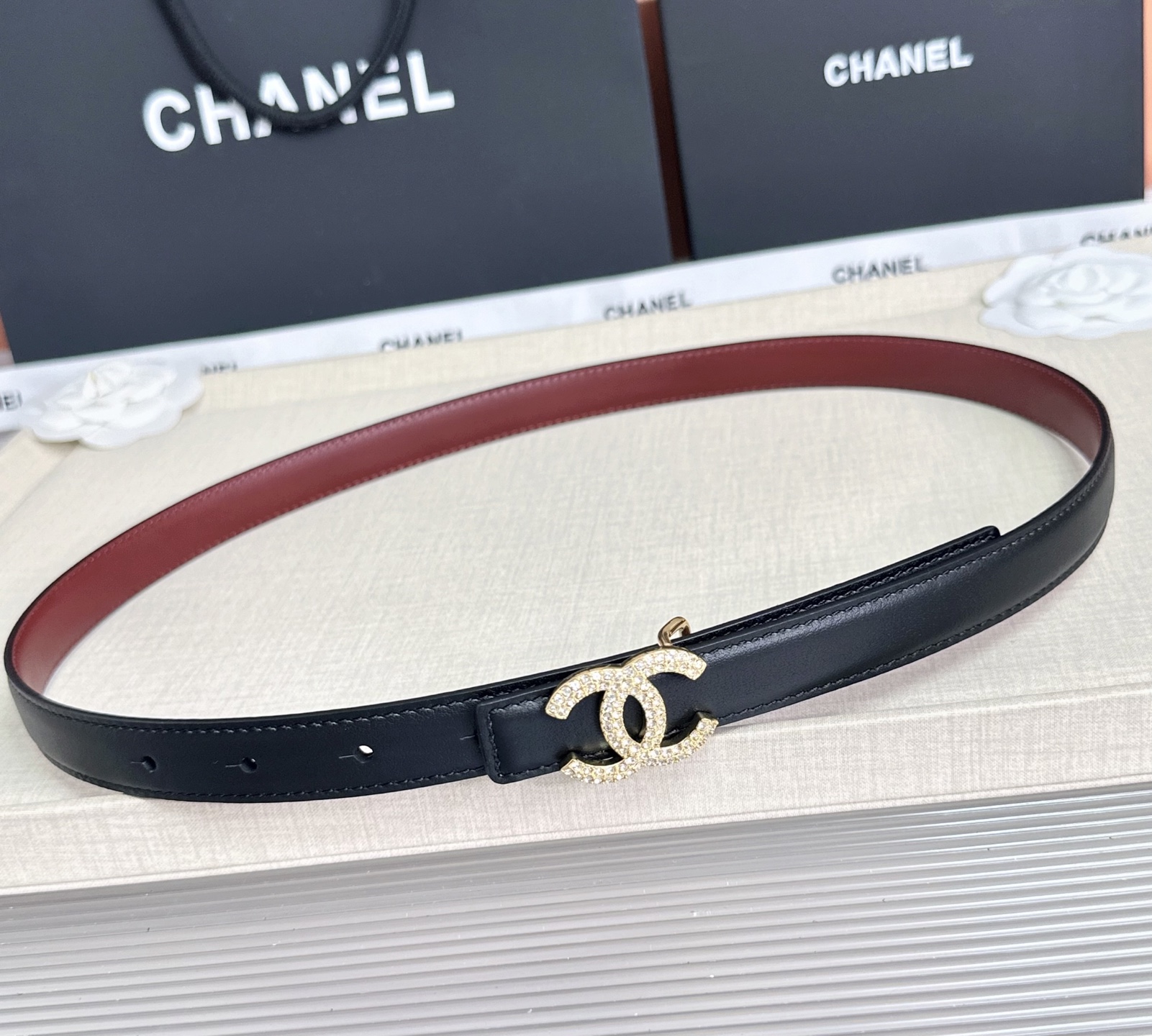 💥💥💥CHANEL2.0cm香奈儿腰带，头层牛皮，长度：75.80.85.90.95.100.欧，