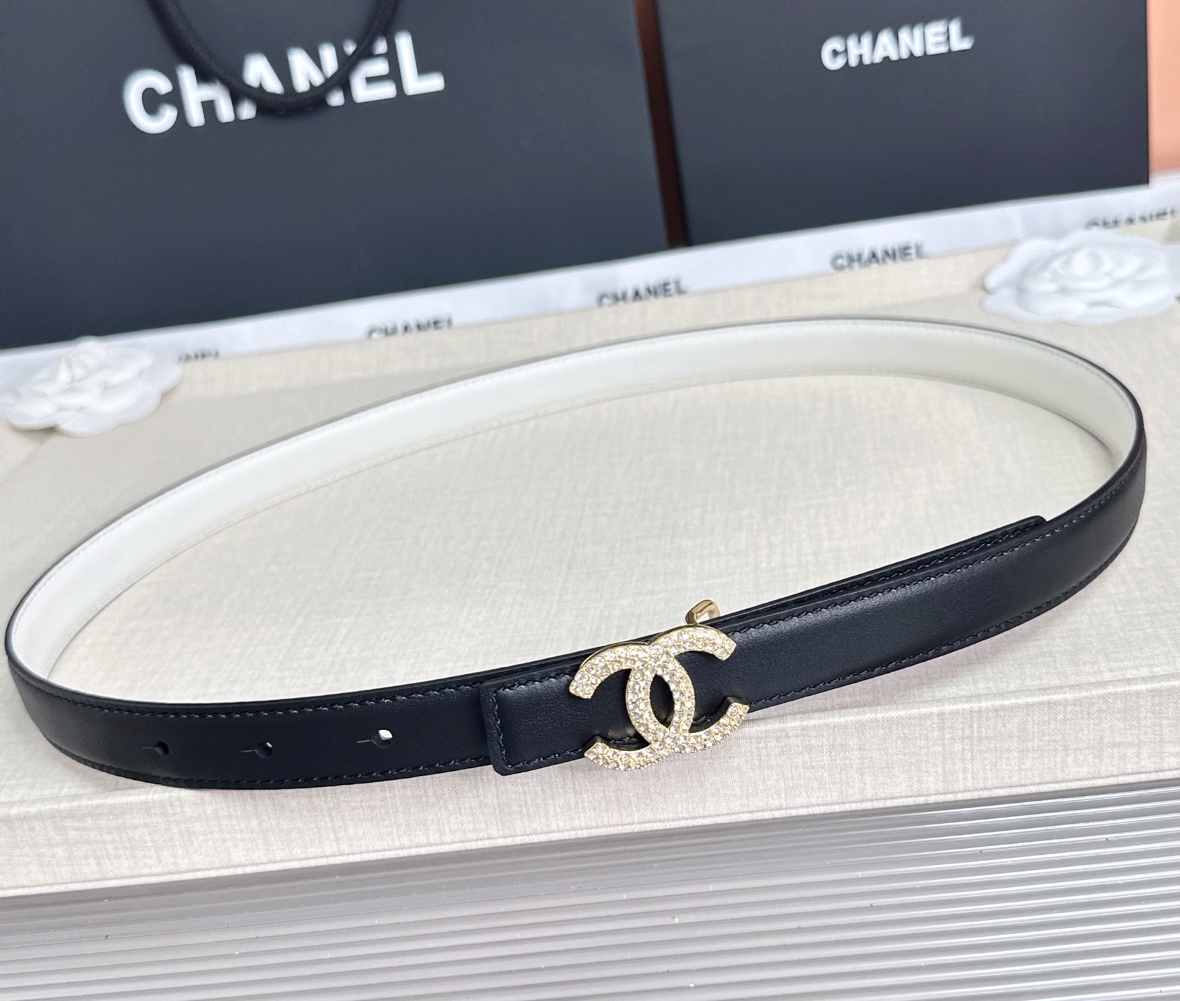 💥💥💥CHANEL2.0cm香奈儿腰带，头层牛皮，长度：75.80.85.90.95.100.欧，