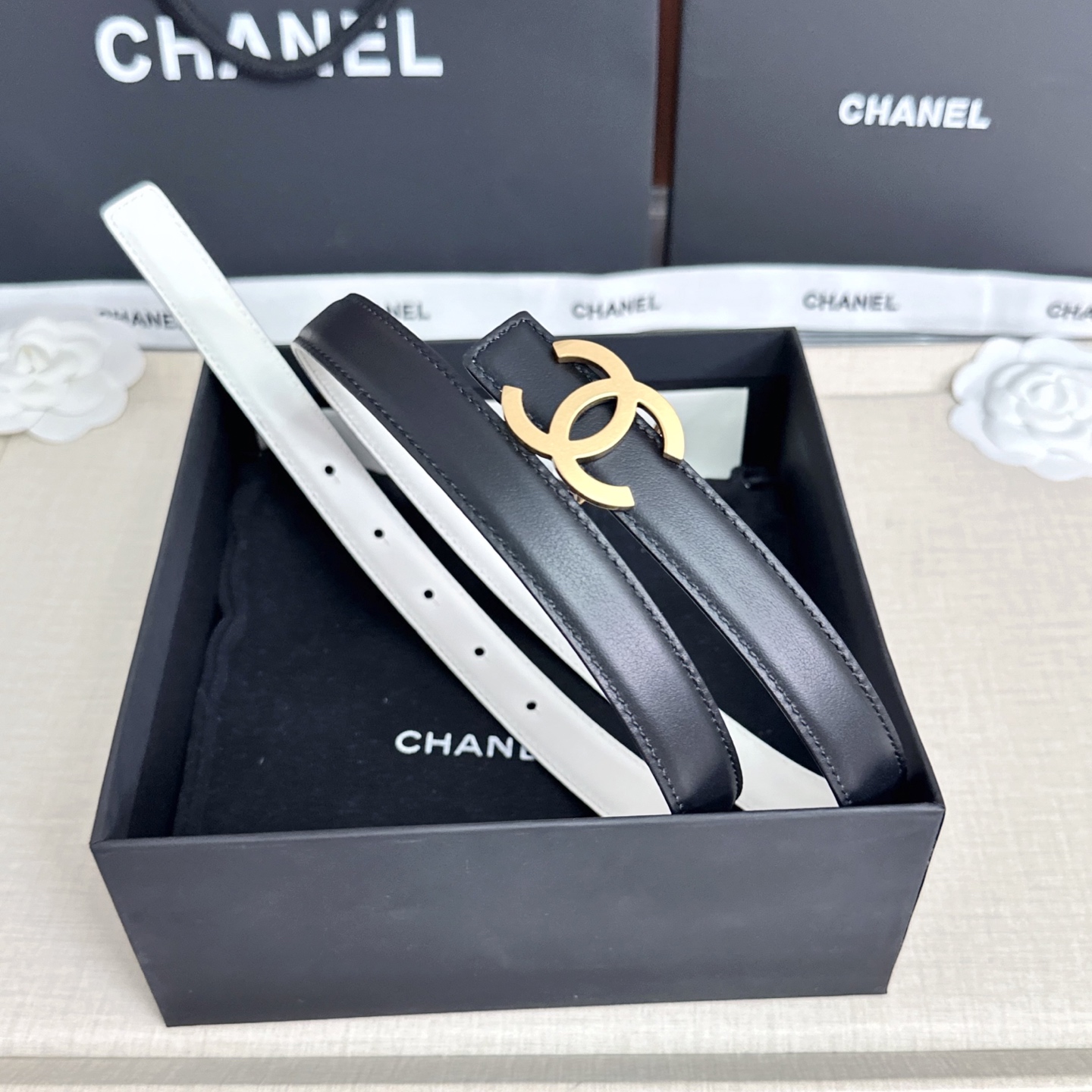 💥💥💥CHANEL2.0cm香奈儿腰带，头层牛皮，长度：75.80.85.90.95.100.欧，