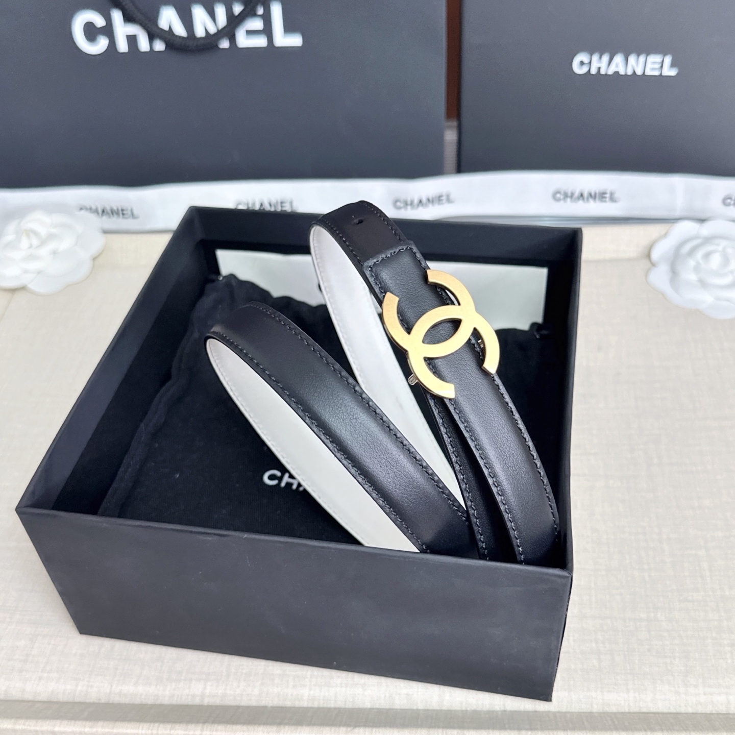 💥💥💥CHANEL2.0cm香奈儿腰带，头层牛皮，长度：75.80.85.90.95.100.欧，
