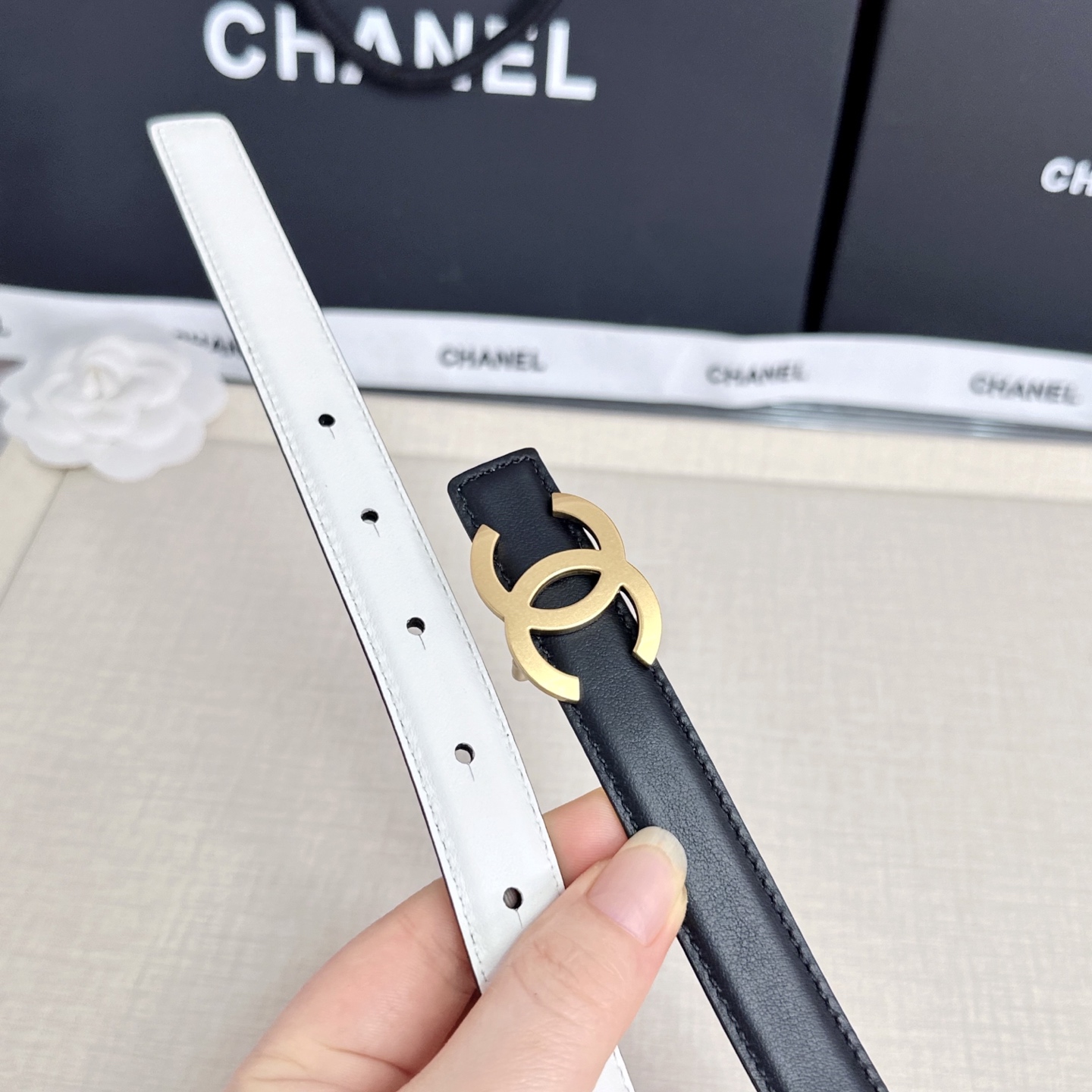💥💥💥CHANEL2.0cm香奈儿腰带，头层牛皮，长度：75.80.85.90.95.100.欧，