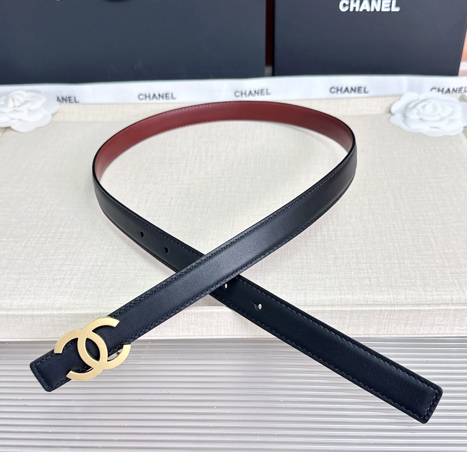 💥💥💥CHANEL2.0cm香奈儿腰带，头层牛皮，长度：75.80.85.90.95.100.欧，