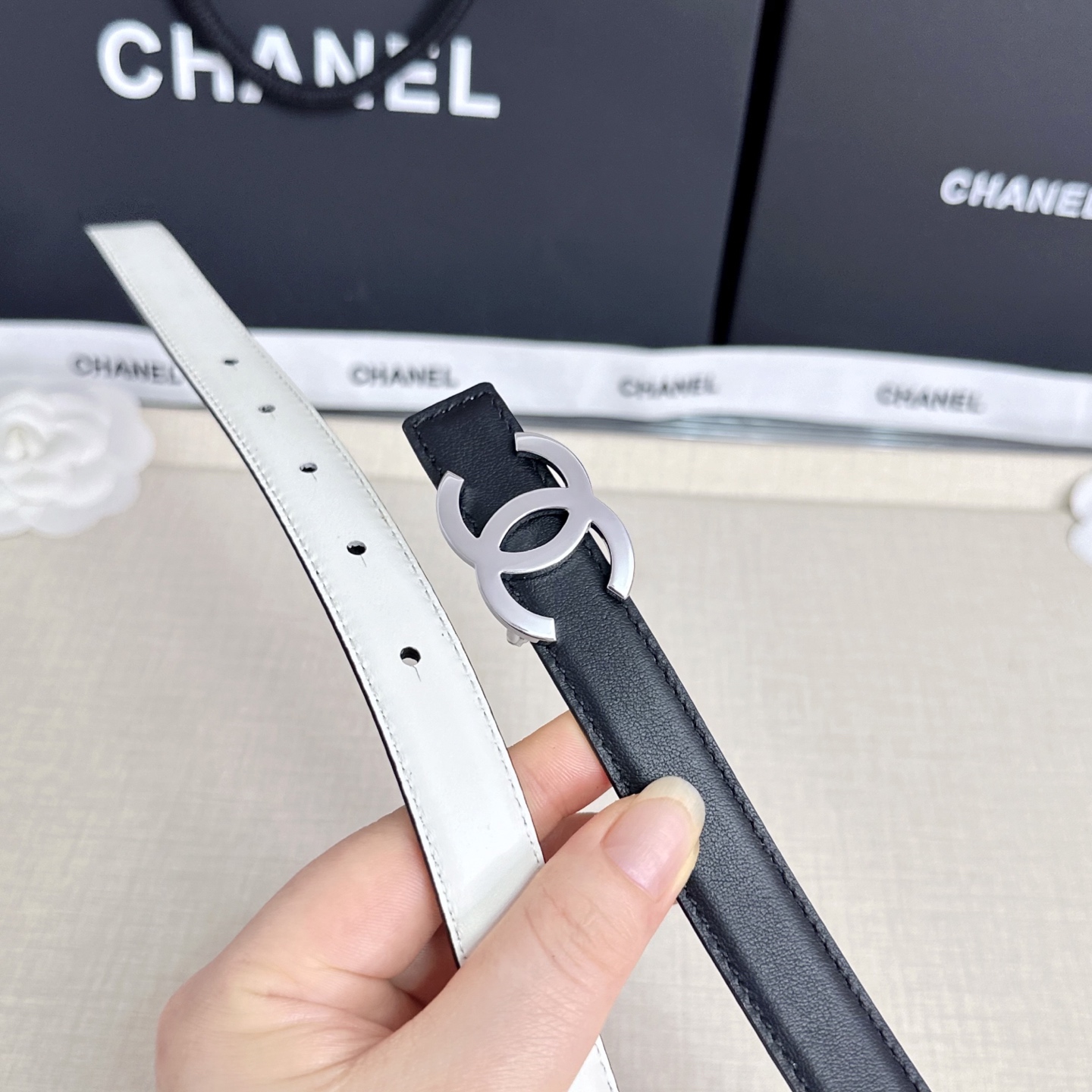 💥💥💥CHANEL2.0cm香奈儿腰带，头层牛皮，长度：75.80.85.90.95.100.欧，