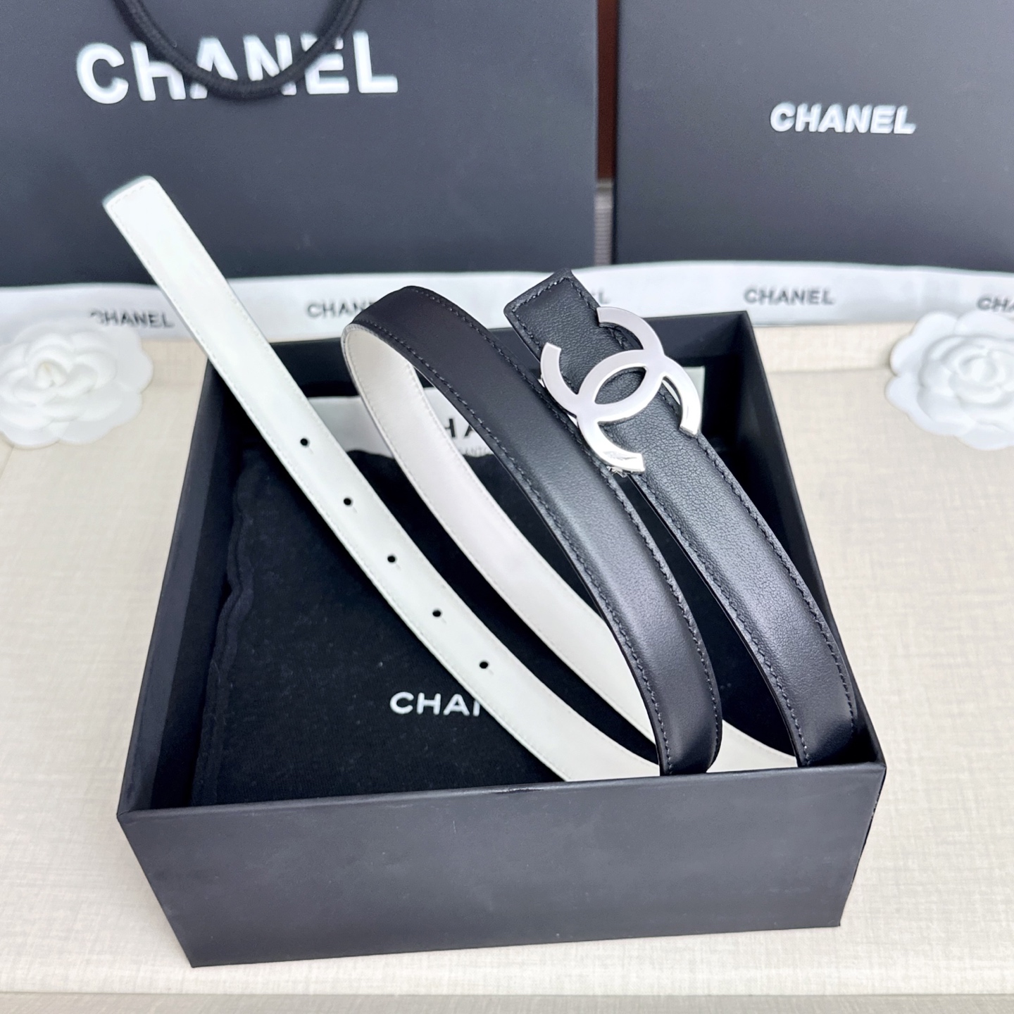 💥💥💥CHANEL2.0cm香奈儿腰带，头层牛皮，长度：75.80.85.90.95.100.欧，