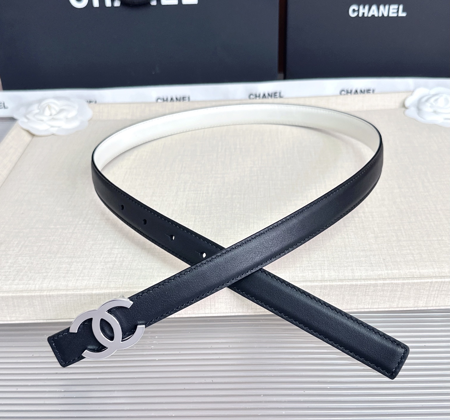 💥💥💥CHANEL2.0cm香奈儿腰带，头层牛皮，长度：75.80.85.90.95.100.欧，
