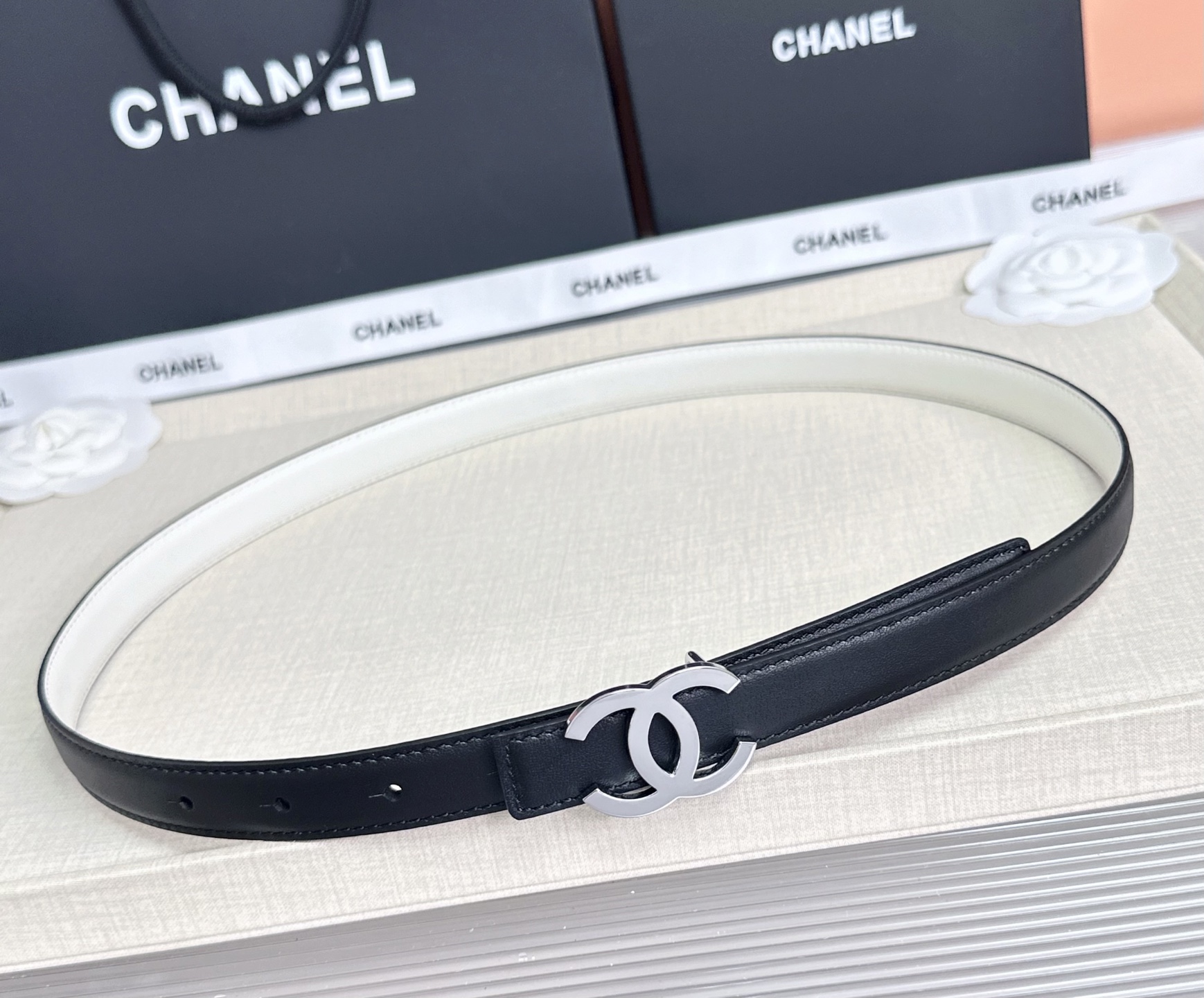 💥💥💥CHANEL2.0cm香奈儿腰带，头层牛皮，长度：75.80.85.90.95.100.欧，