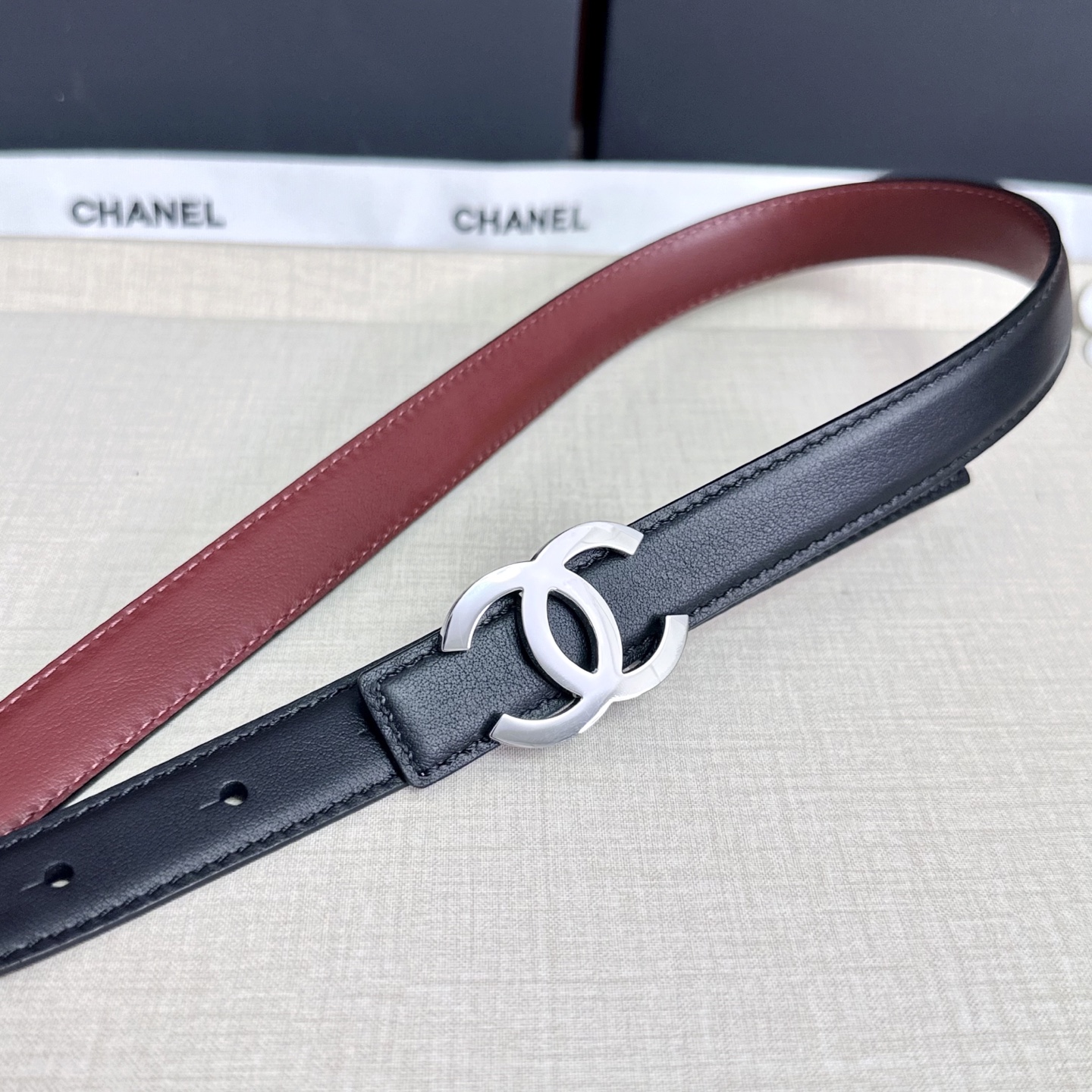 💥💥💥CHANEL2.0cm香奈儿腰带，头层牛皮，长度：75.80.85.90.95.100.欧，