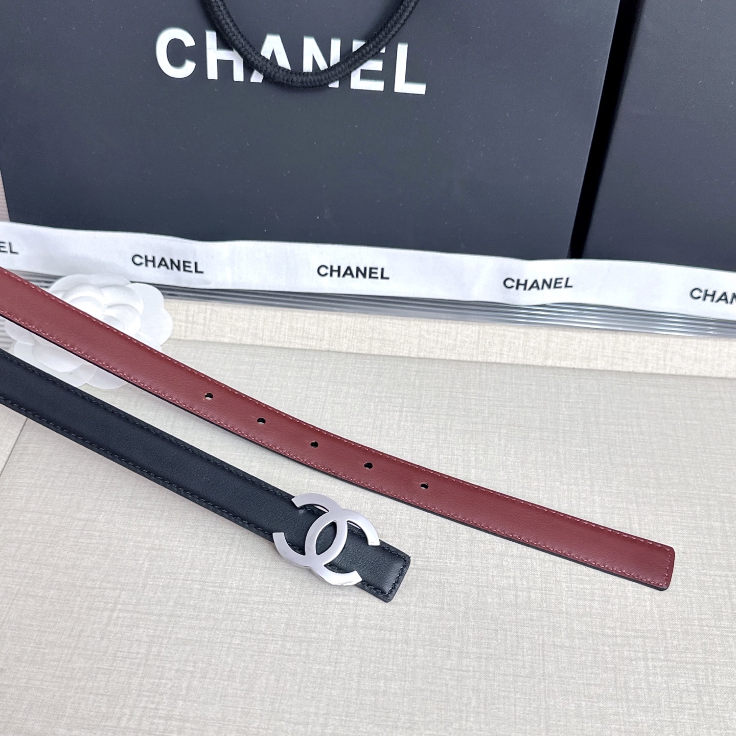 💥💥💥CHANEL2.0cm香奈儿腰带，头层牛皮，长度：75.80.85.90.95.100.欧，