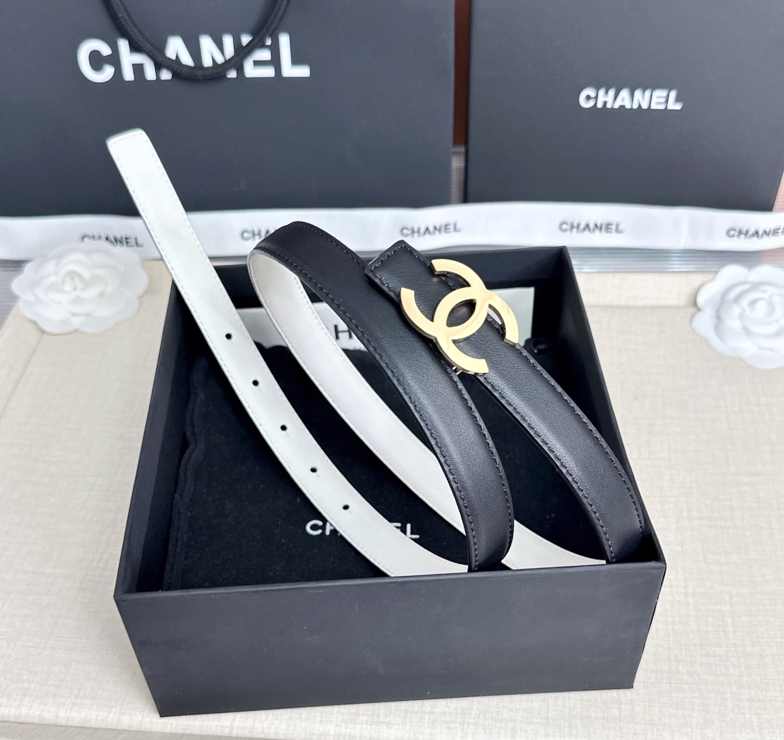 💥💥💥CHANEL2.0cm香奈儿腰带，头层牛皮，长度：75.80.85.90.95.100.欧，