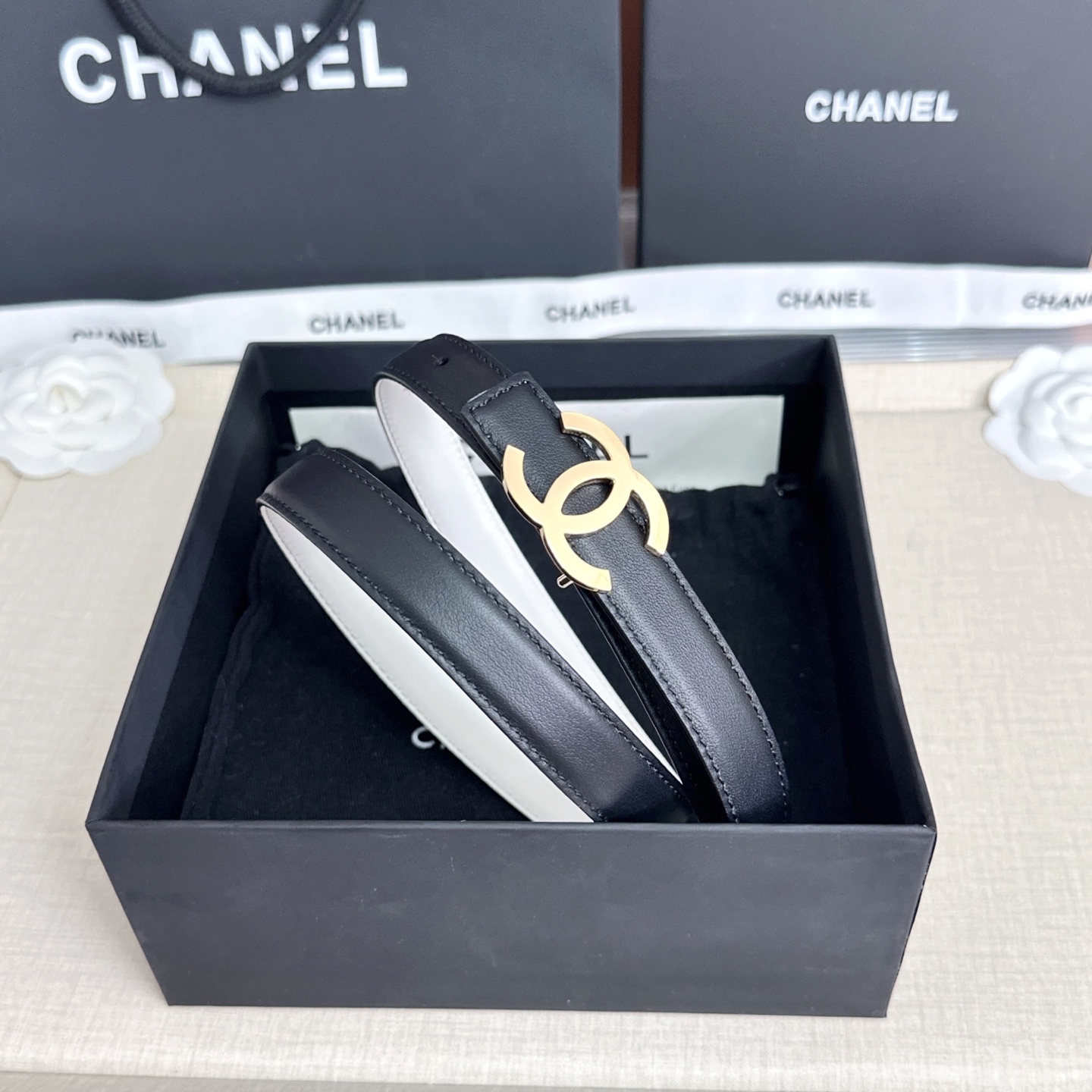 💥💥💥CHANEL2.0cm香奈儿腰带，头层牛皮，长度：75.80.85.90.95.100.欧，
