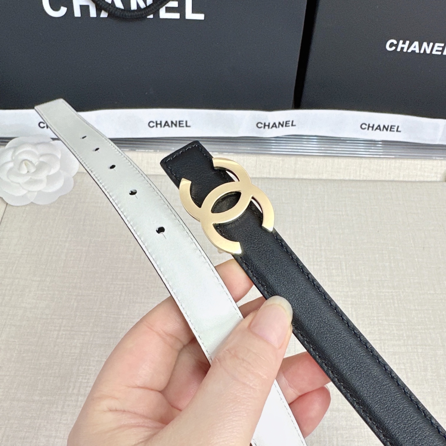 💥💥💥CHANEL2.0cm香奈儿腰带，头层牛皮，长度：75.80.85.90.95.100.欧，