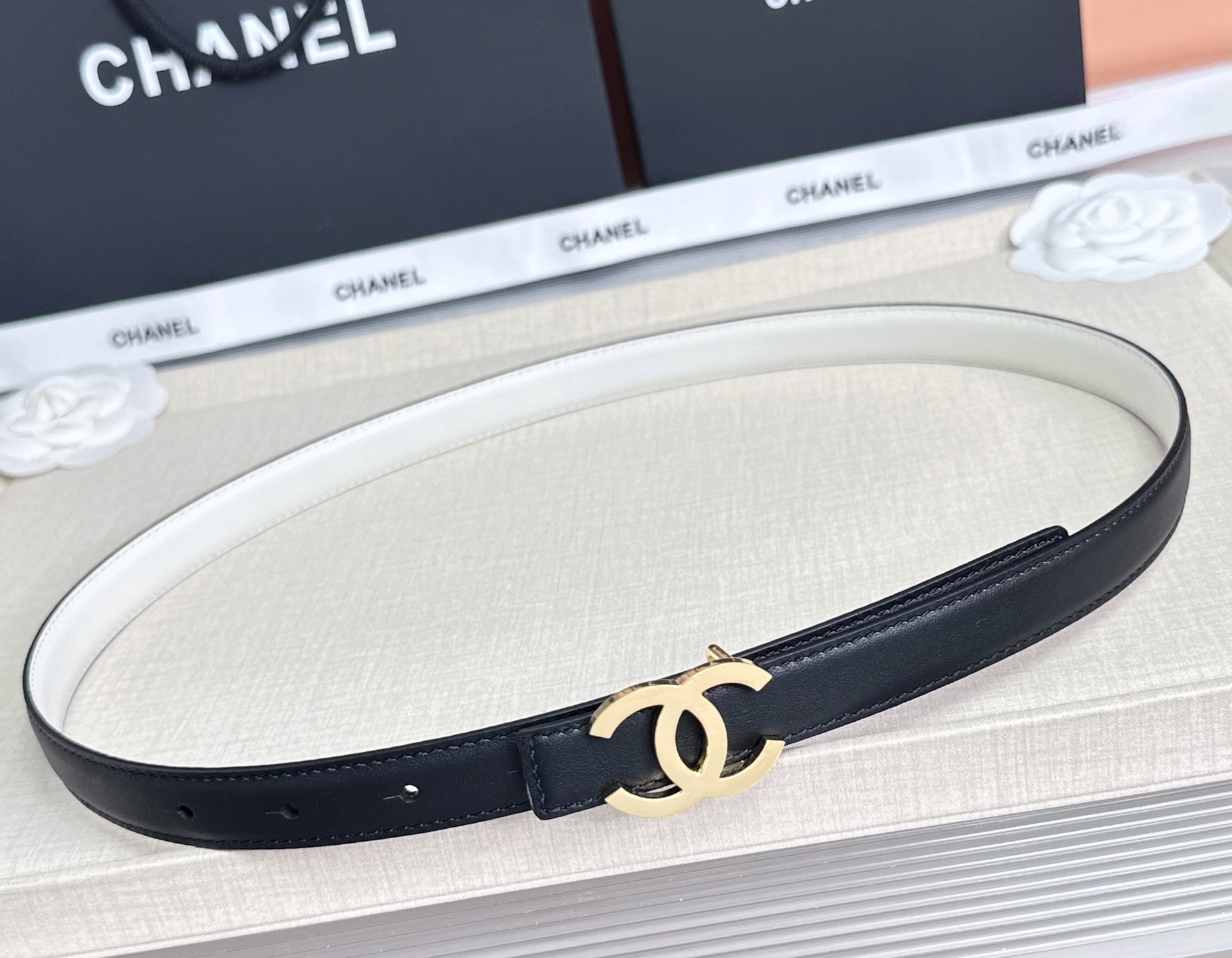 💥💥💥CHANEL2.0cm香奈儿腰带，头层牛皮，长度：75.80.85.90.95.100.欧，