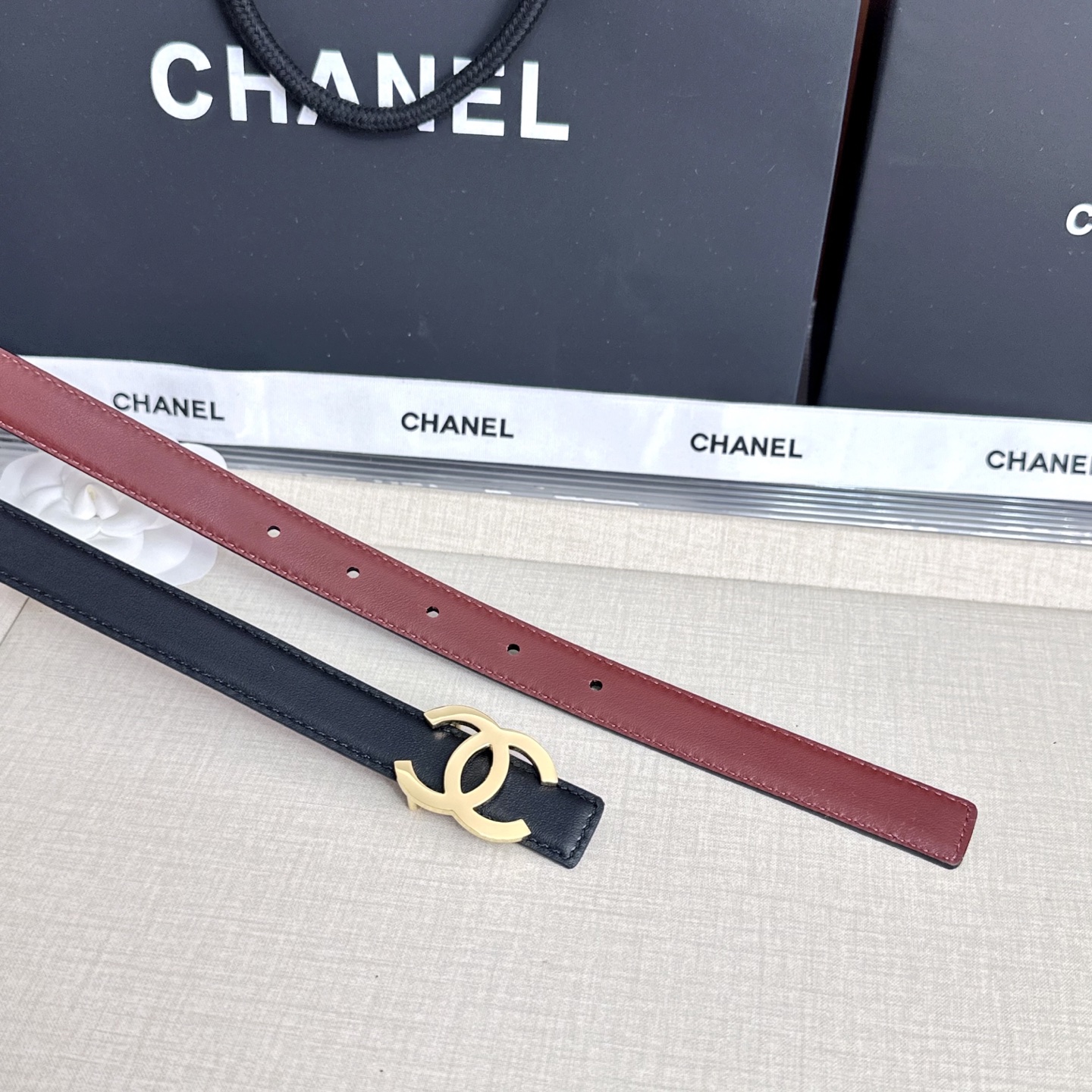 💥💥💥CHANEL2.0cm香奈儿腰带，头层牛皮，长度：75.80.85.90.95.100.欧，