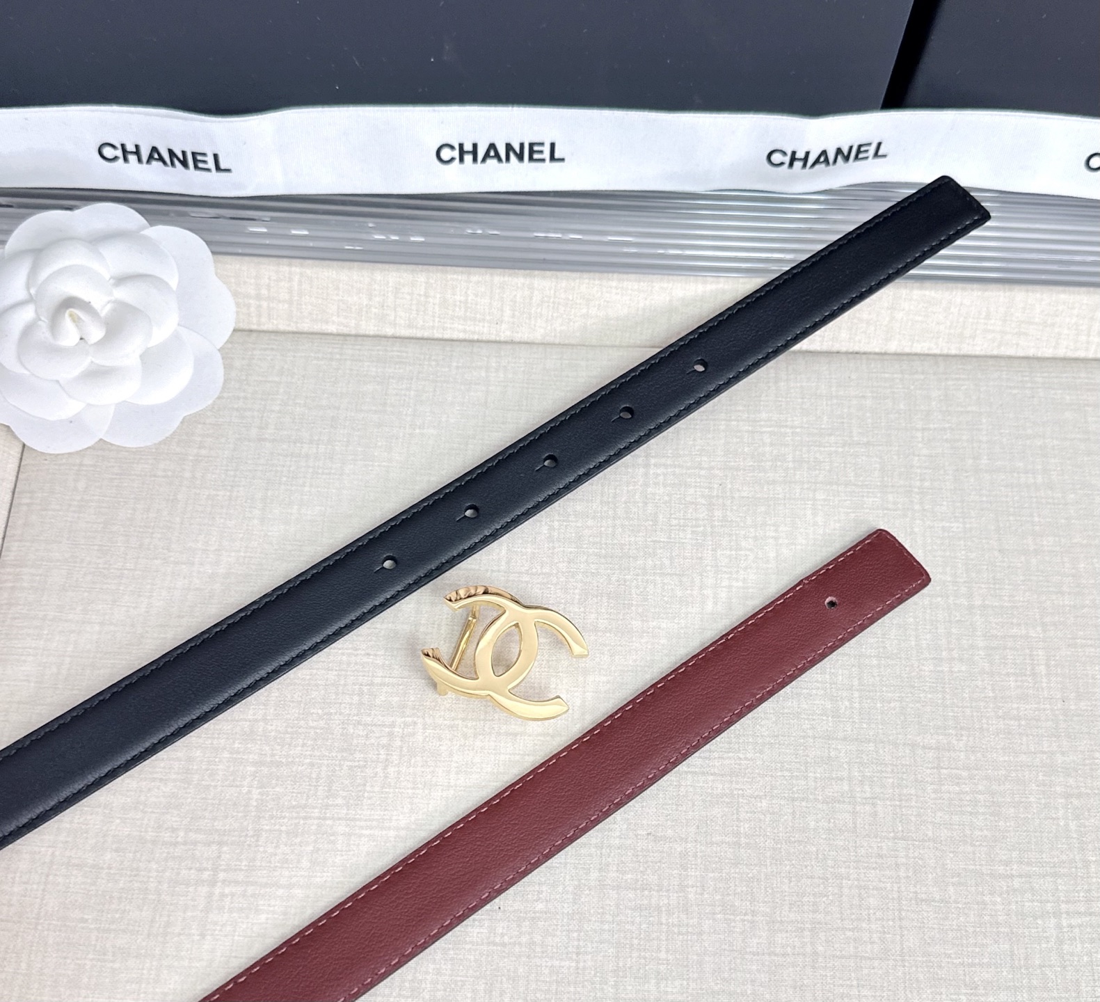 💥💥💥CHANEL2.0cm香奈儿腰带，头层牛皮，长度：75.80.85.90.95.100.欧，