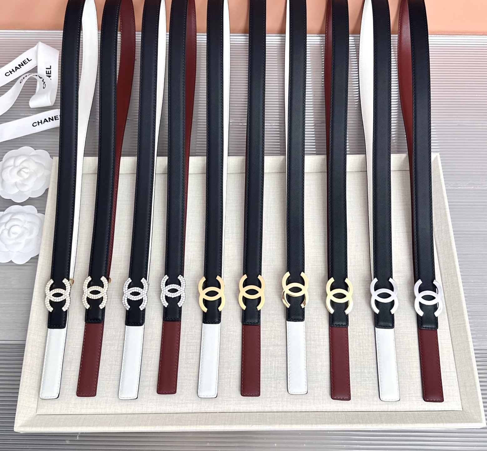 💥💥💥CHANEL2.0cm香奈儿腰带，头层牛皮，长度：75.80.85.90.95.100.欧，