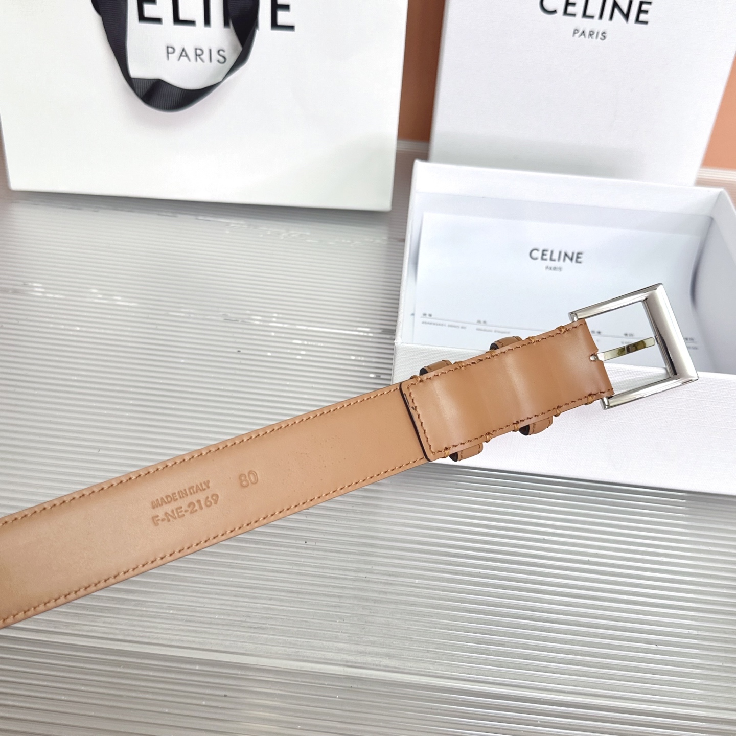 💥💥💥3.0cm赛琳CELINE腰带，双面头层牛皮，长度：75.80.85.90.95.100.105欧
