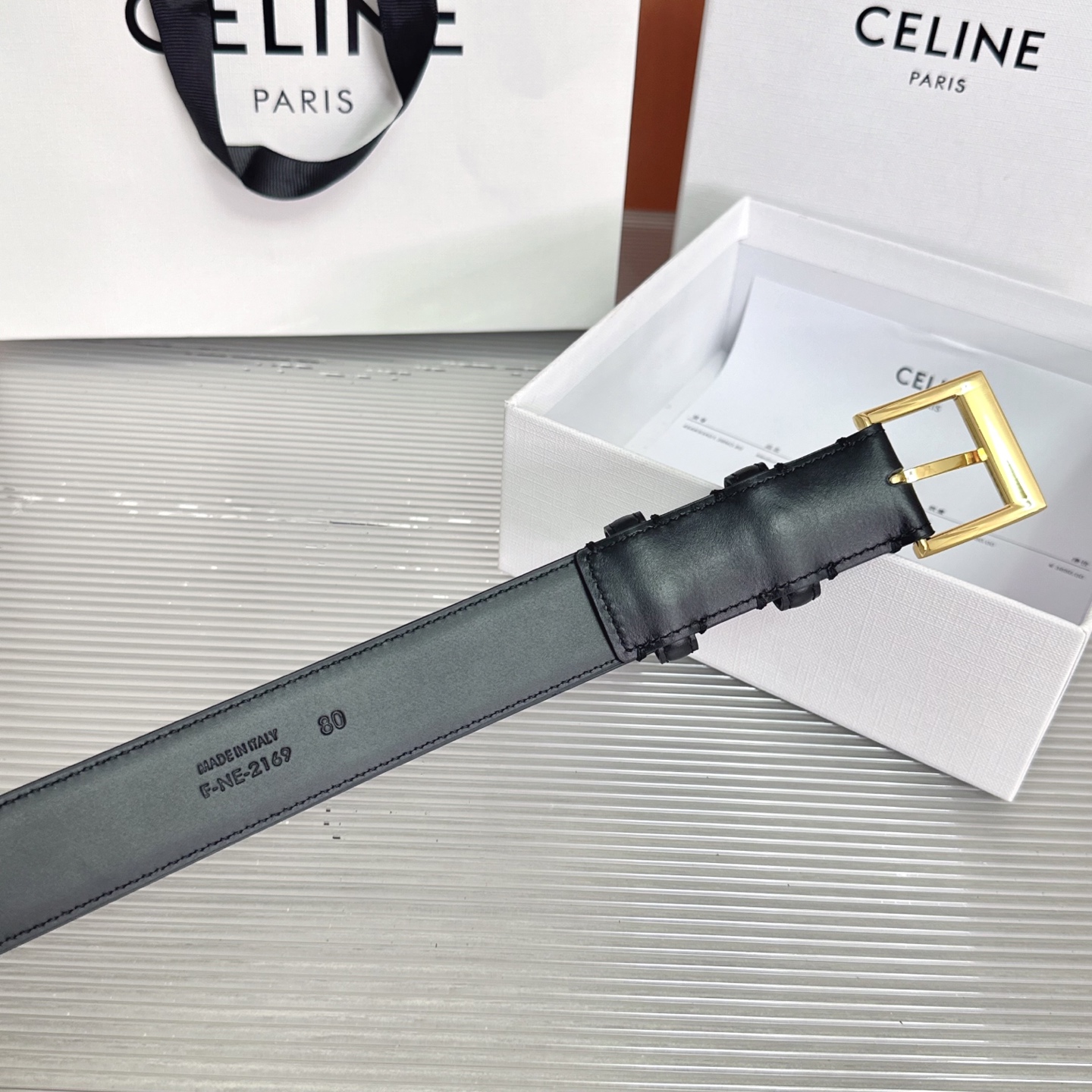 💥💥💥3.0cm赛琳CELINE腰带，双面头层牛皮，长度：75.80.85.90.95.100.105欧