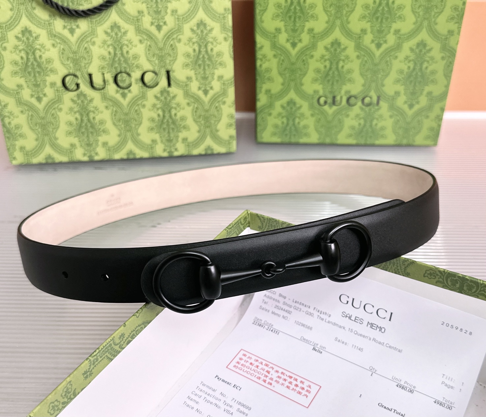 💥💥💥GUCCI 3.0cm古奇腰带，头层牛皮，长度：75.80.85.90.95.100.105.110欧，铜五金扣，