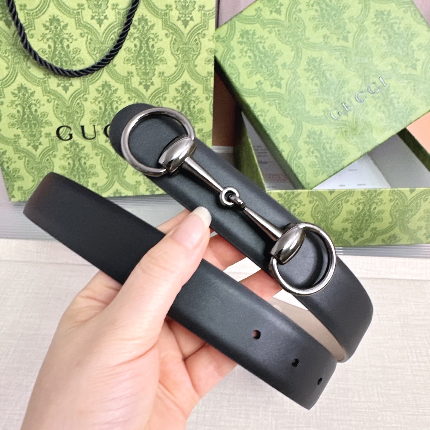 💥💥💥GUCCI 3.0cm古奇腰带，头层牛皮，长度：75.80.85.90.95.100.105.110欧，铜五金扣，