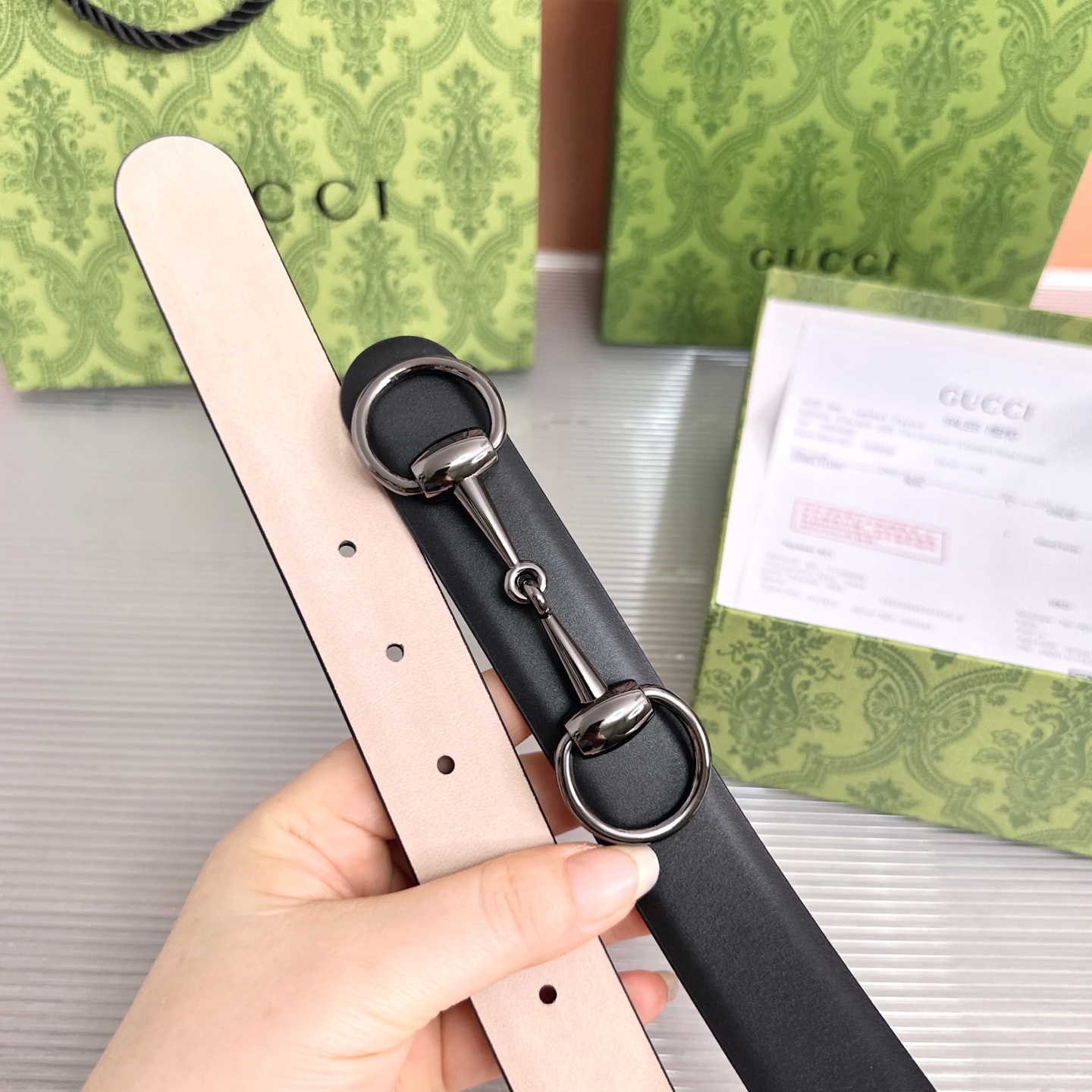 💥💥💥GUCCI 3.0cm古奇腰带，头层牛皮，长度：75.80.85.90.95.100.105.110欧，铜五金扣，