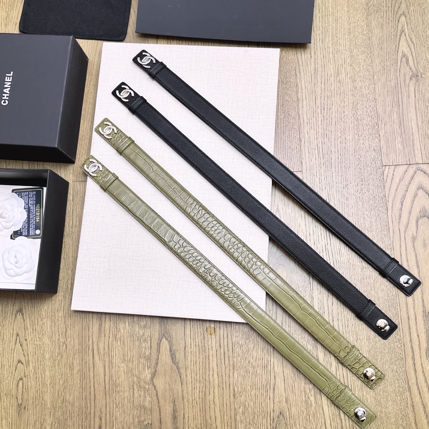 💥💥💥3.0cm香奈儿CHANEL腰带，双面头层牛皮，长度:均码:可自行调节，转动铜五金扣开模定制💥💥💥