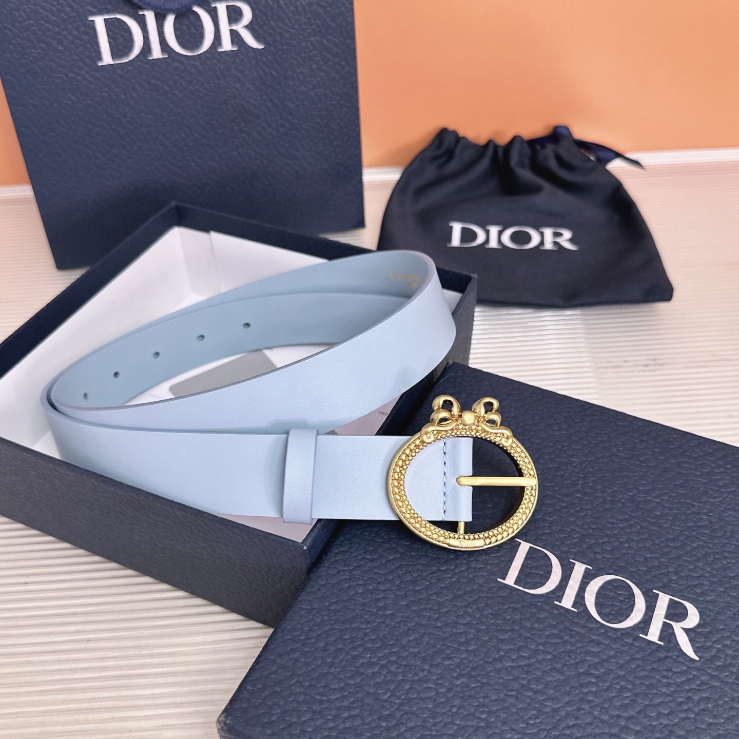 💥💥💥3.0cm迪奥腰带，头层牛皮，长度：75.80.85.90.95.100.欧。