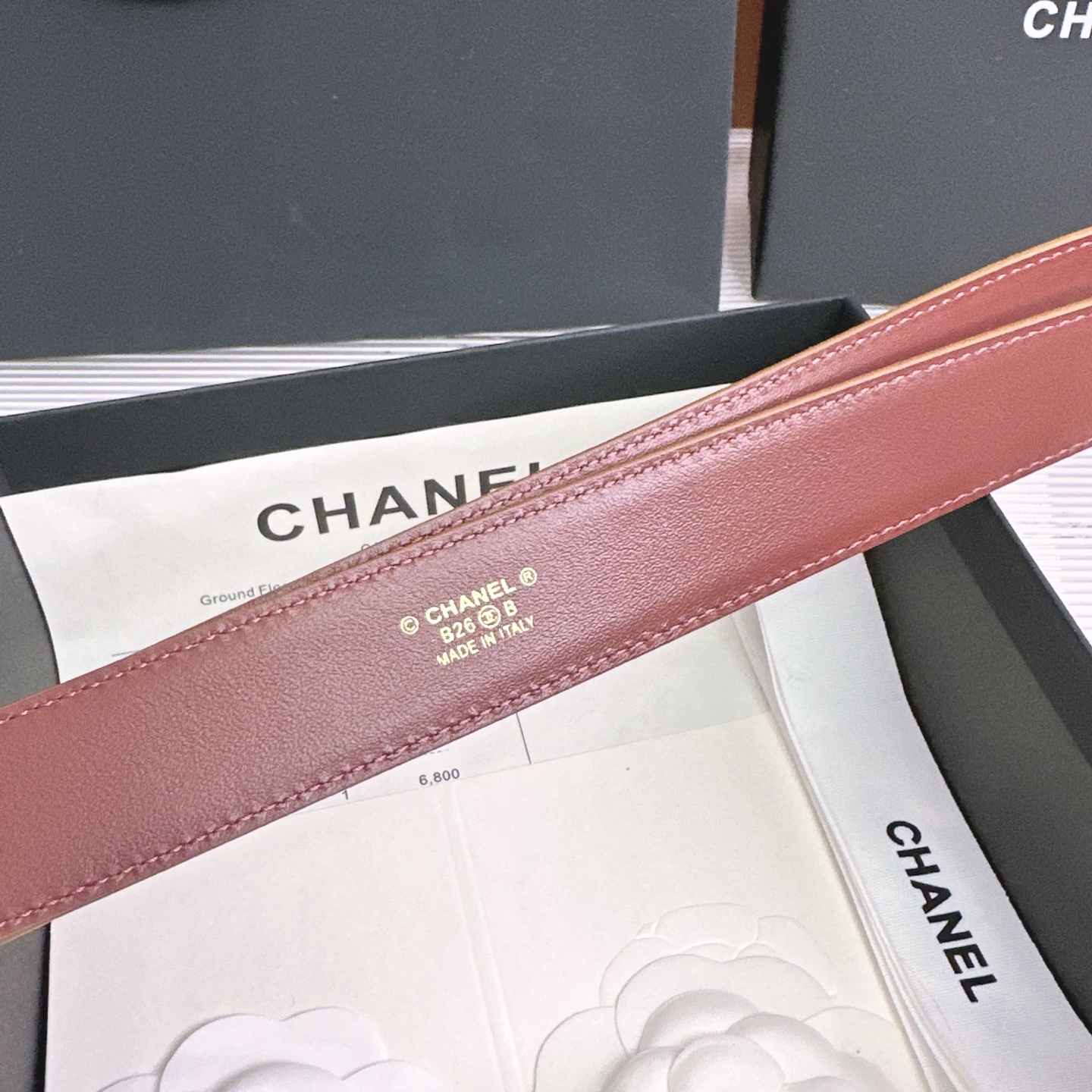 💥💥💥3.0cm香奈儿CHANEL腰带，双面头层牛皮，长度:均码:可自行调节，转动铜五金扣开模定制💥💥💥