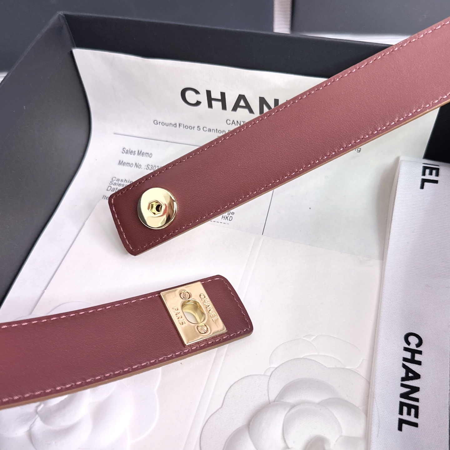 💥💥💥3.0cm香奈儿CHANEL腰带，双面头层牛皮，长度:均码:可自行调节，转动铜五金扣开模定制💥💥💥