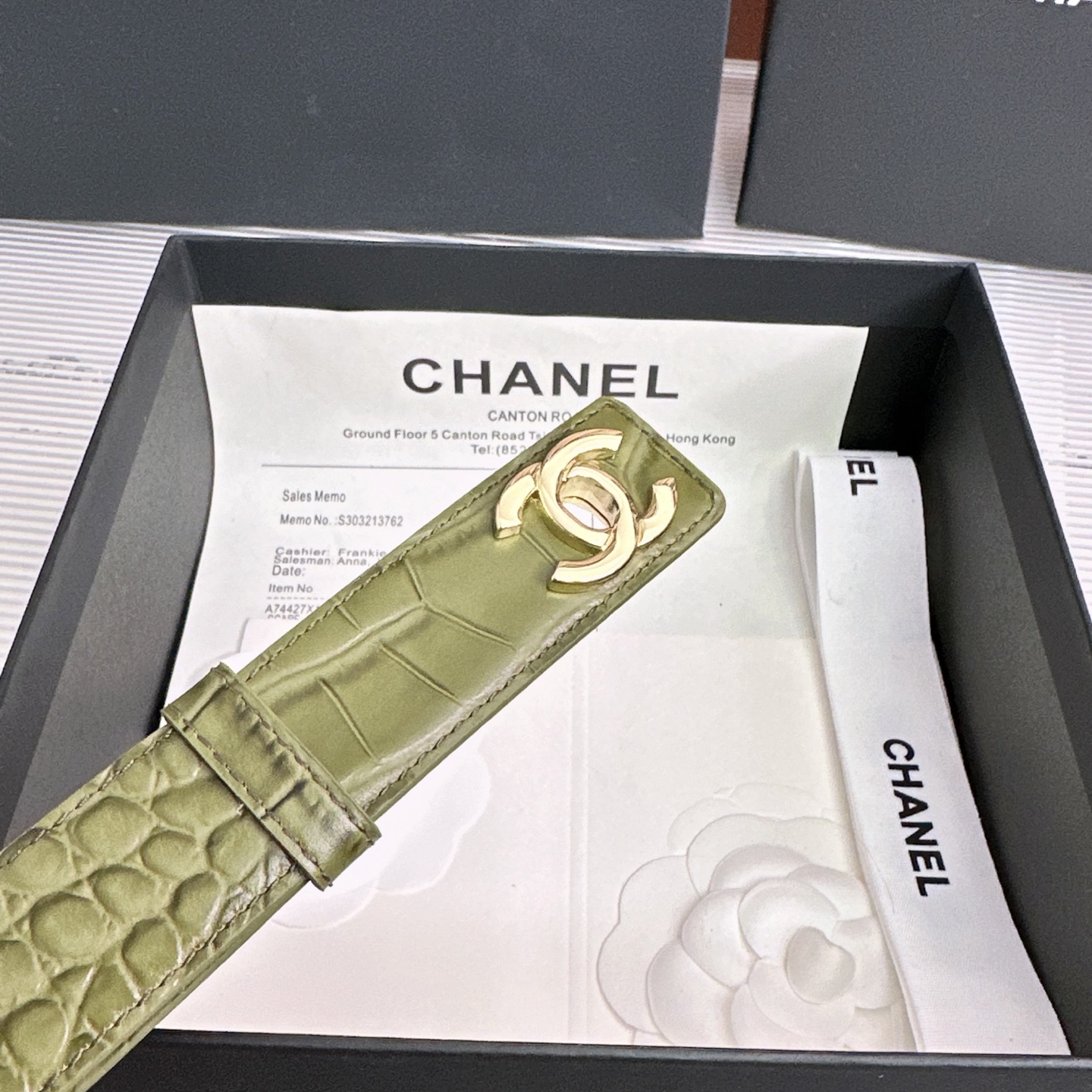 💥💥💥3.0cm香奈儿CHANEL腰带，双面头层牛皮，长度:均码:可自行调节，转动铜五金扣开模定制💥💥💥