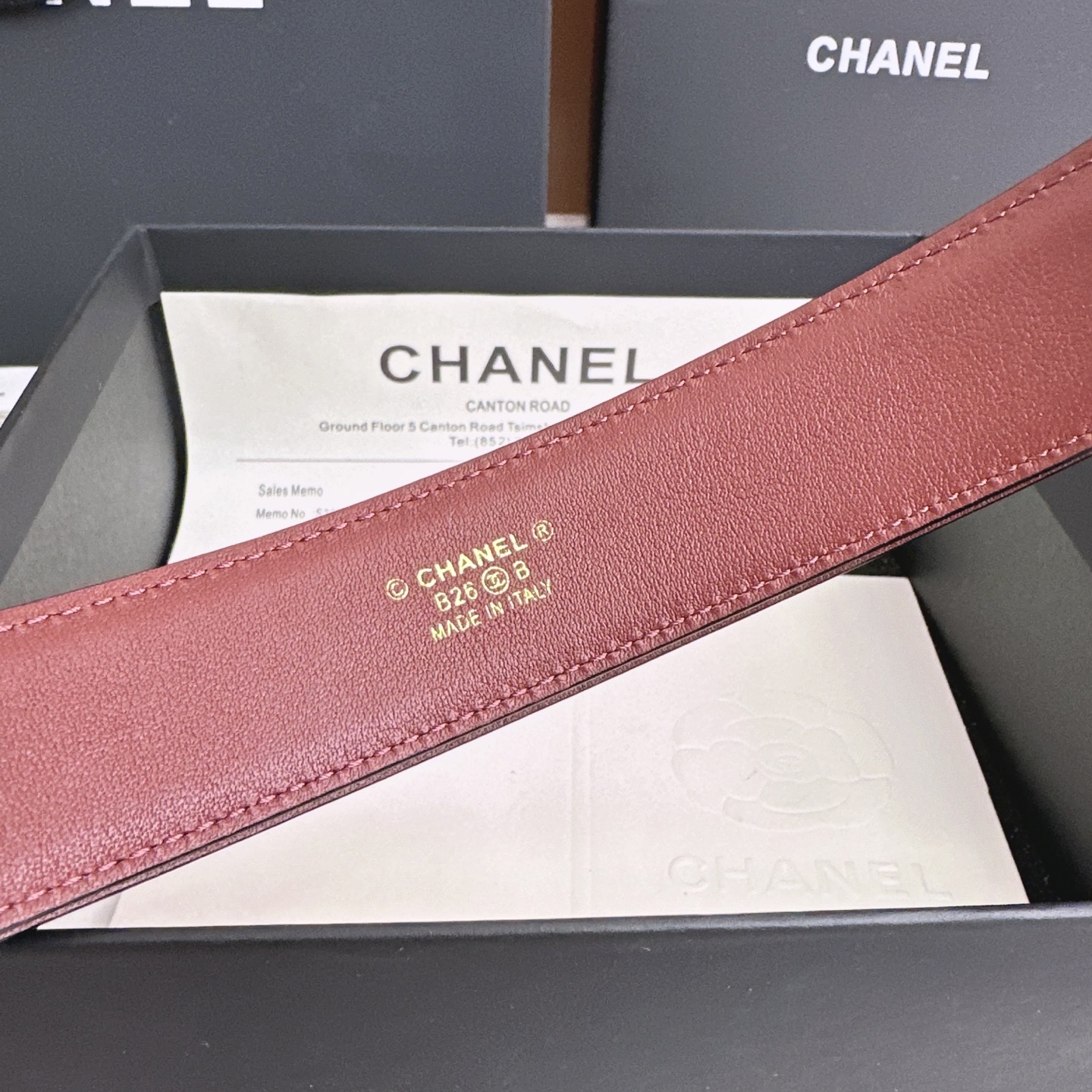 💥💥💥3.0cm香奈儿CHANEL腰带，双面头层牛皮，长度:均码:可自行调节，转动铜五金扣开模定制💥💥💥