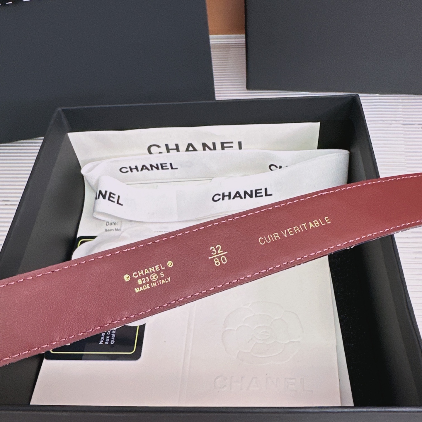 💥💥💥3.0cm香奈儿CHANEL腰带，双面头层牛皮，长度:均码:75.80.85.90.95.100.105欧，铜五金