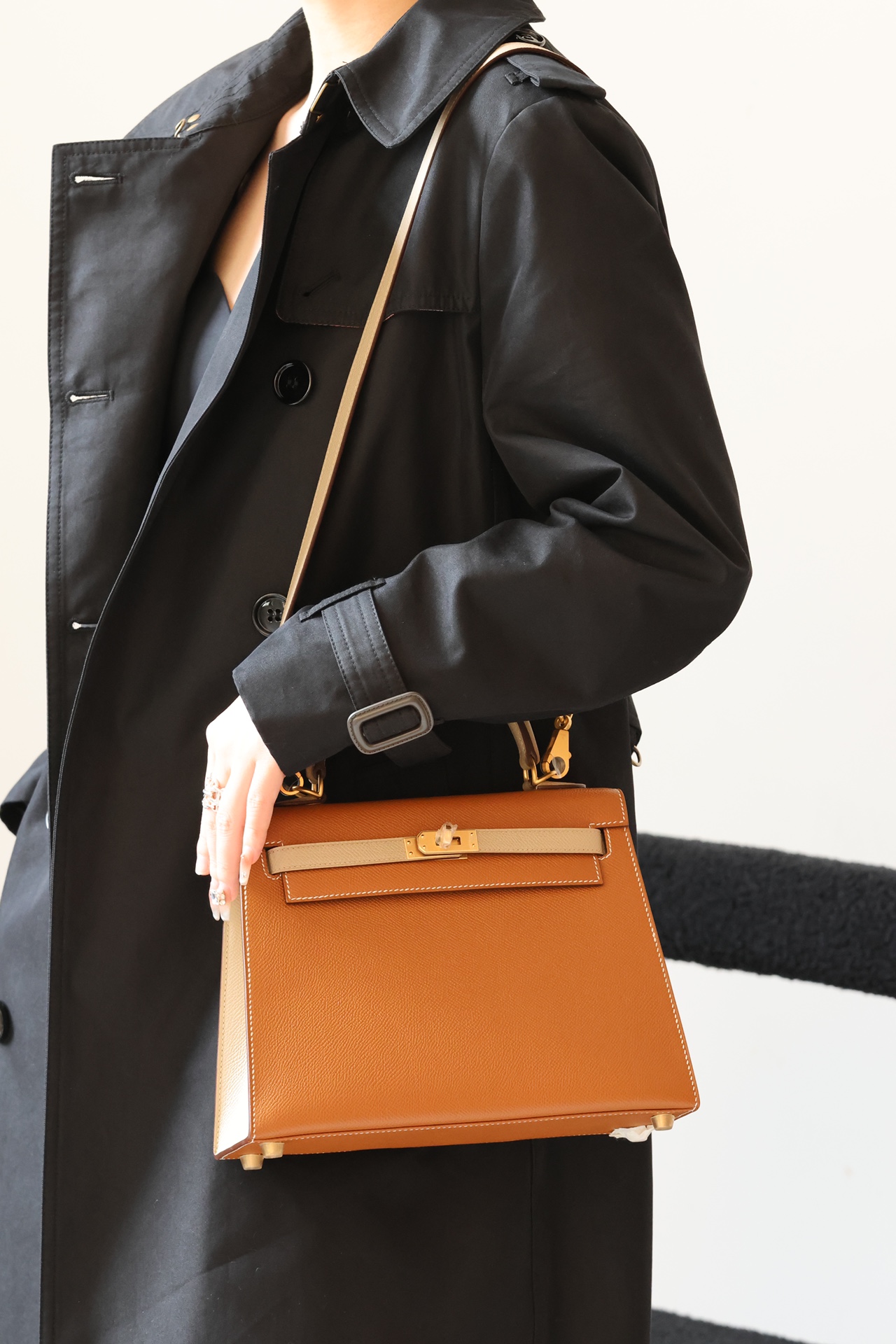 Hermes Bags Handbags Brown Coffee Color Gold Hardware