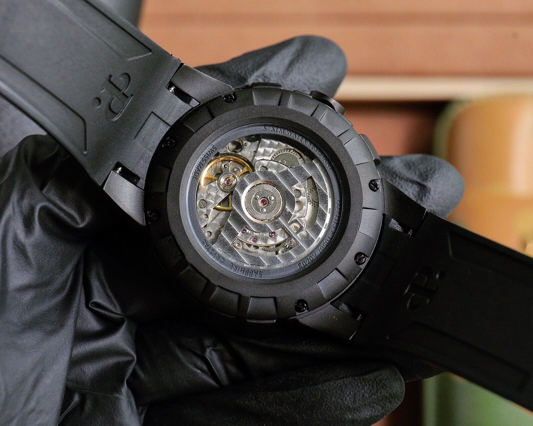 2023 Titanium Turbo Leaves Wristwatch: Stunning Design, Automatic Machine Core, 44x13mm Size - 图片 7
