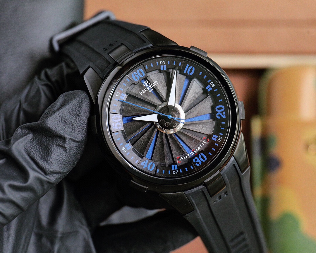 2023 Titanium Turbo Leaves Wristwatch: Stunning Design, Automatic Machine Core, 44x13mm Size - 图片 3