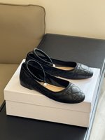 Dior Single Layer Shoes Embroidery Cowhide Lambskin Sheepskin Spring/Summer Collection