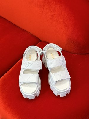 Prada Shoes Sandals Lambskin Sheepskin Spring/Summer Collection