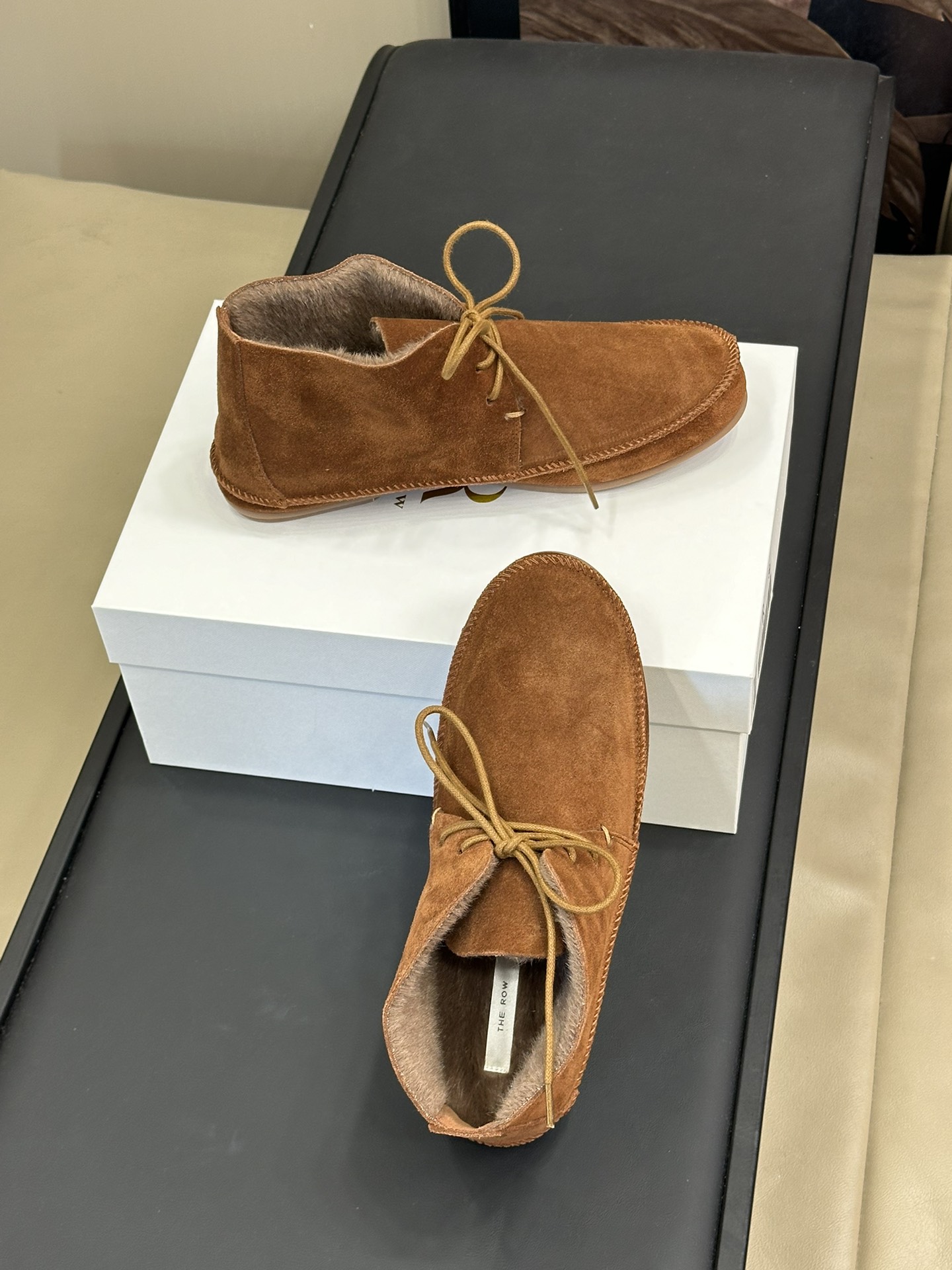 The Row Shoe Collection crafted with premium materials and signature 5