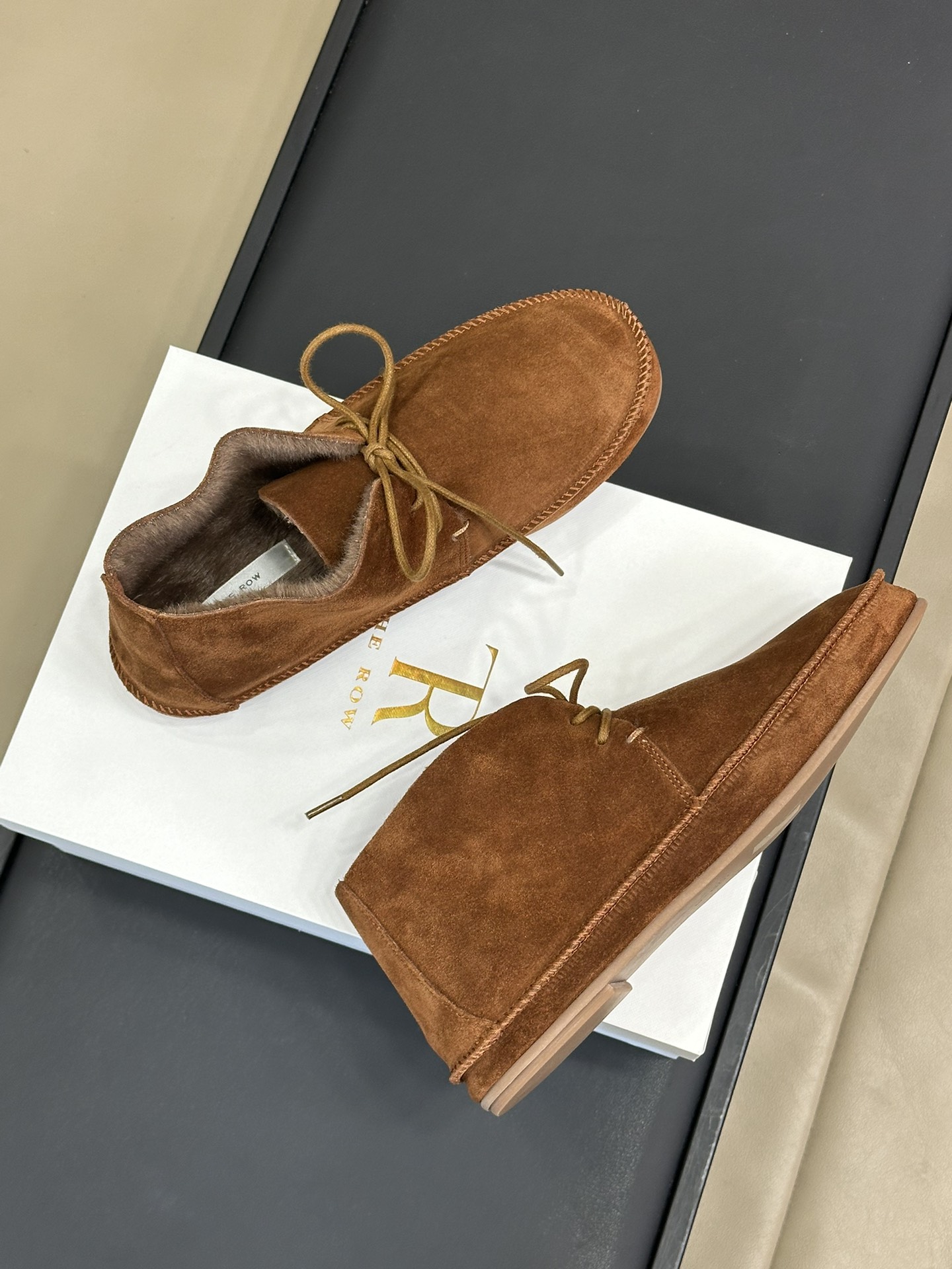 The Row Shoe Collection crafted with premium materials and signature 4