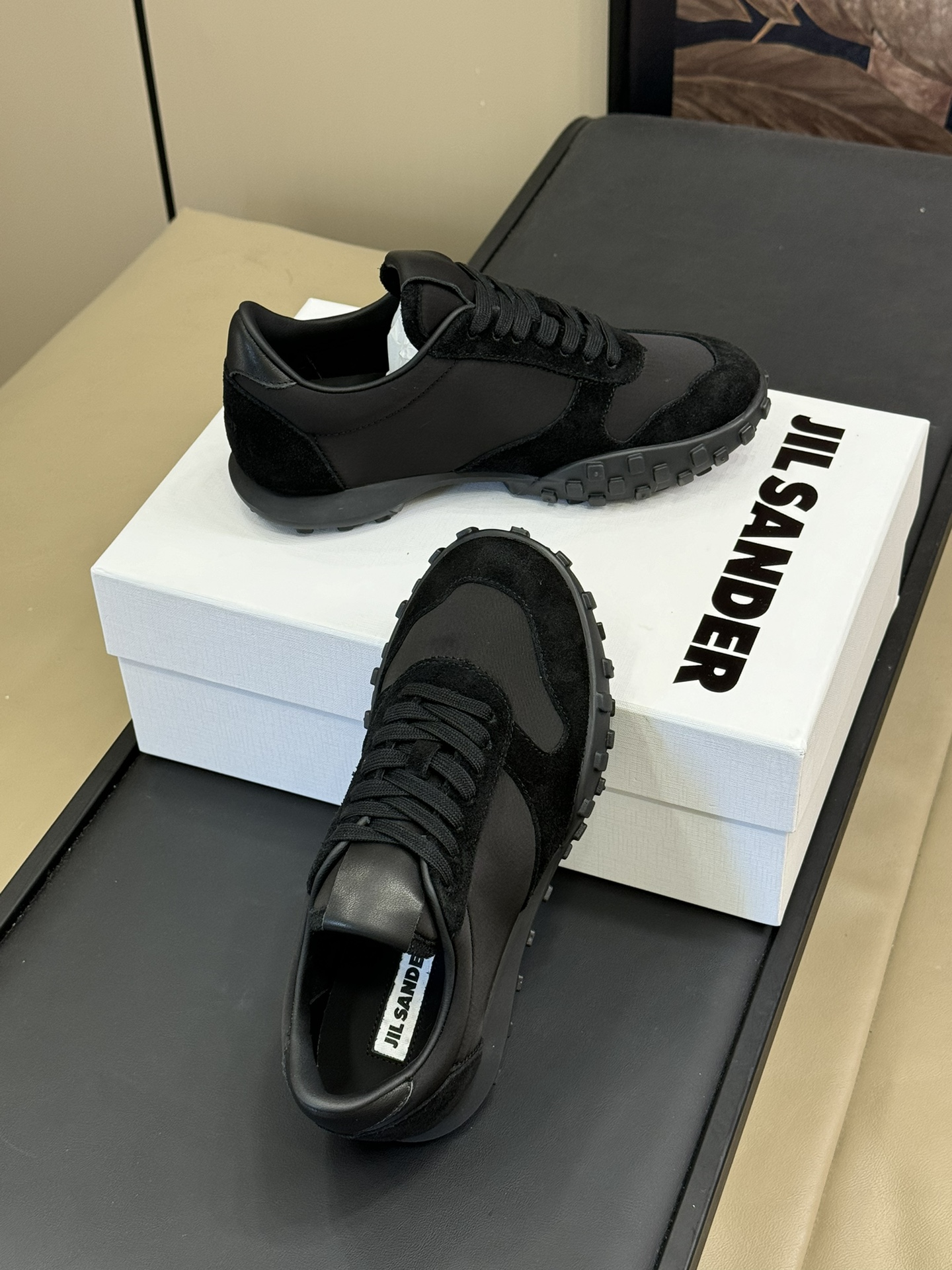 “Jilsander P 700: Comfortable Tweedy Shoes, Classic Retrospective Fashion in Size 35-40” - 图片 5