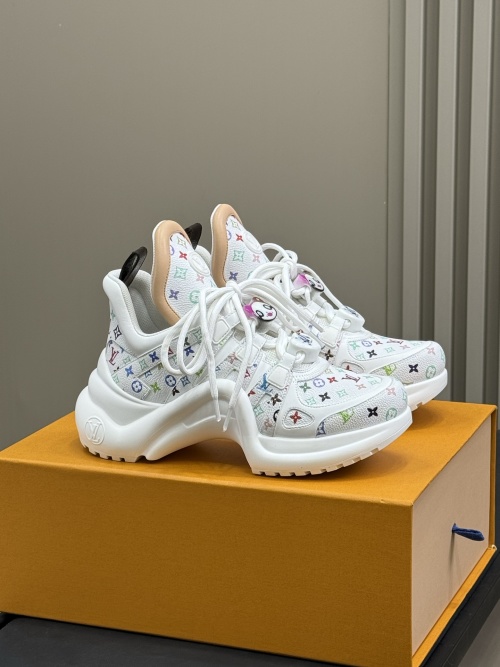 Louis Vuitton Archlight Multicolor Leather Platform Sneakers - Size 35-40 1 Louis Vuitton Archlight Multicolor Leather Platform Sneakers - Size 35-40