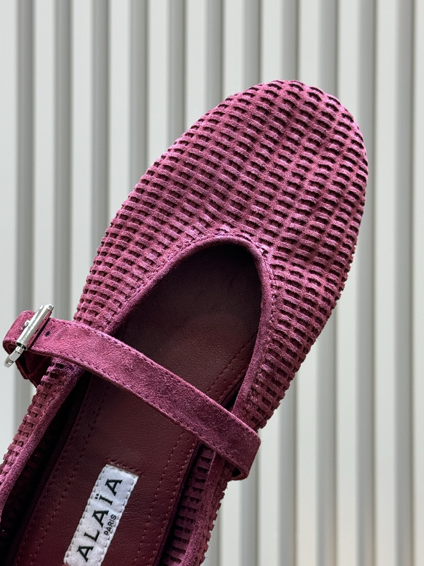 alaia 编织芭蕾舞鞋新品整只鞋面 纯手工编织的，比较耗时！复古时髦，春夏度假⛱️很谙哦size 35