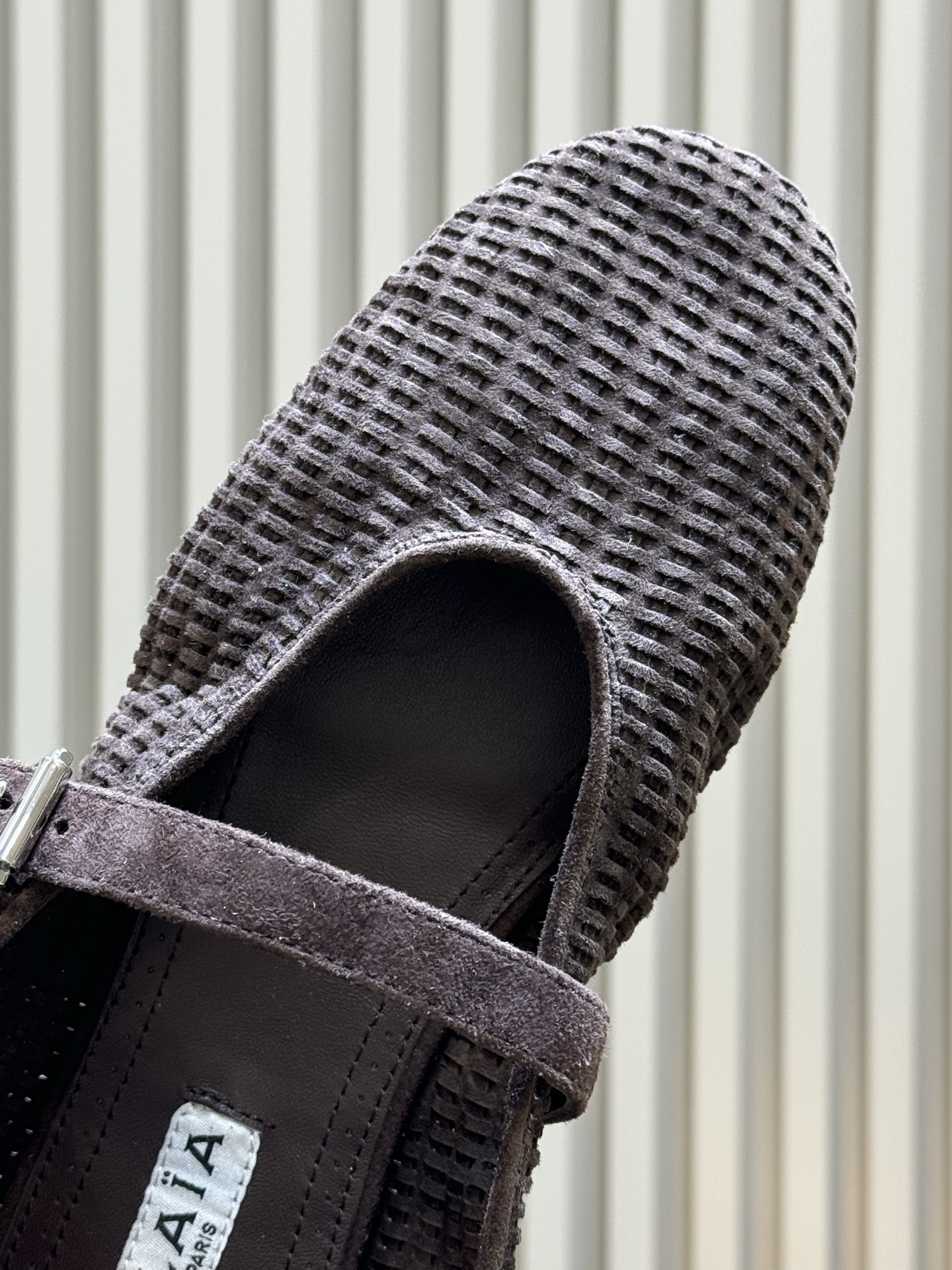 alaia 编织芭蕾舞鞋新品整只鞋面 纯手工编织的，比较耗时！复古时髦，春夏度假⛱️很谙哦size 35