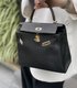 Hermes Kelly Handbags Crossbody & Shoulder Bags Black