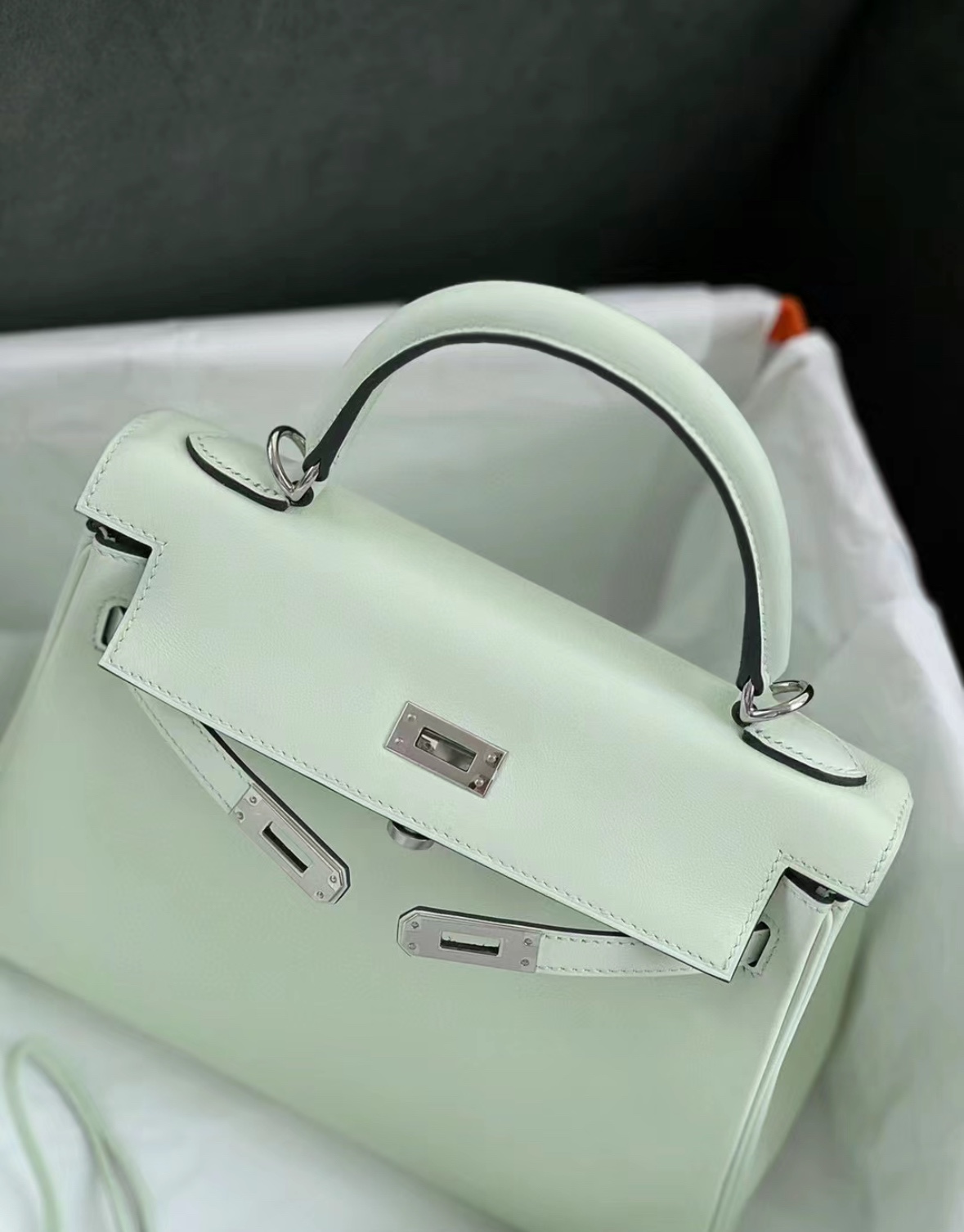 Hermes Kelly Handbags Crossbody & Shoulder Bags Green