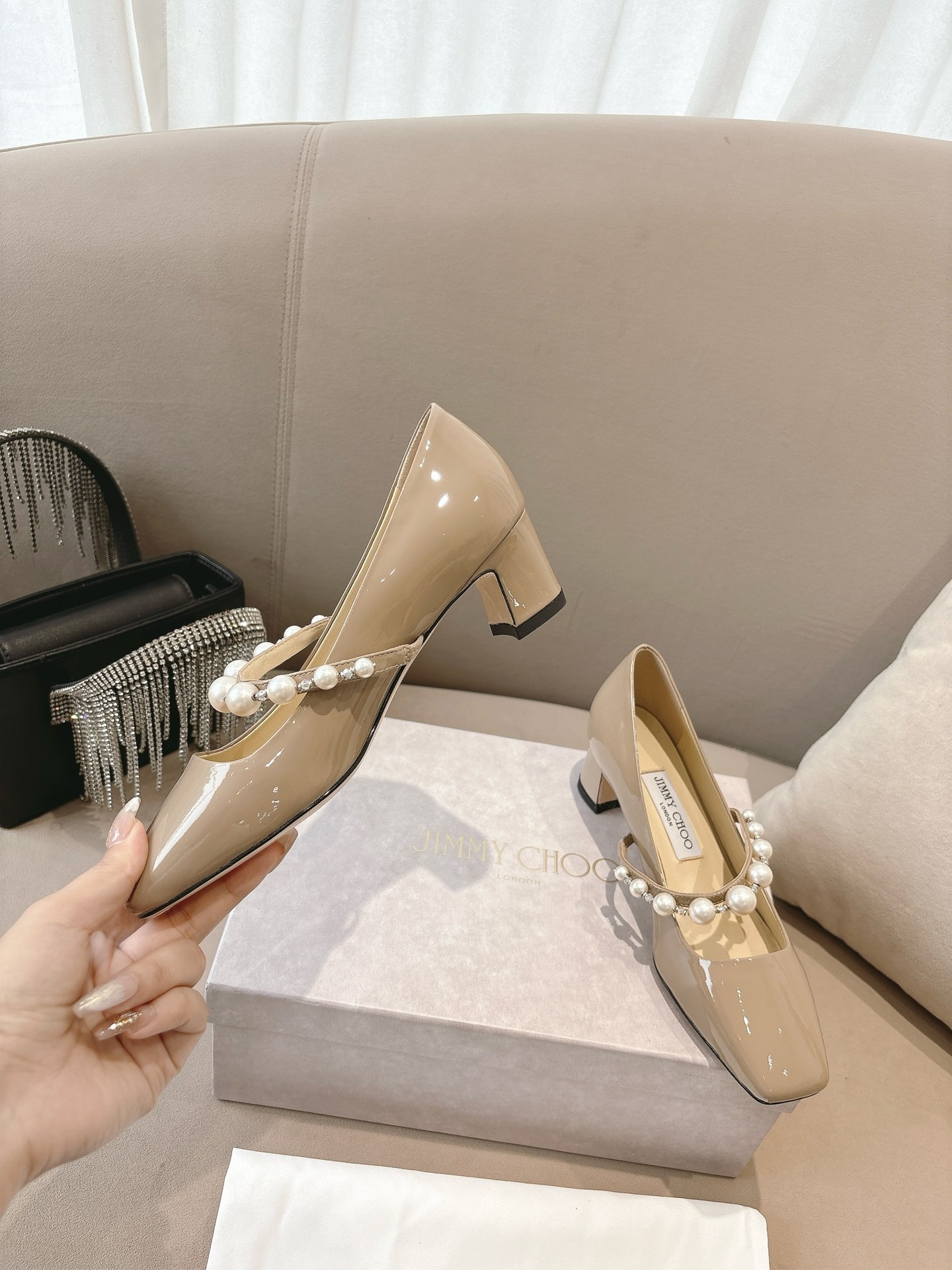 诺悠翩雅 Loro Piana 经典高奢皮鞋鞋履高跟鞋 #33317E35 4